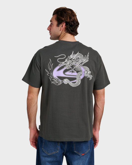 Dragon Master Heavy Weight T-shirt - Phantom Phantom Quick Silver