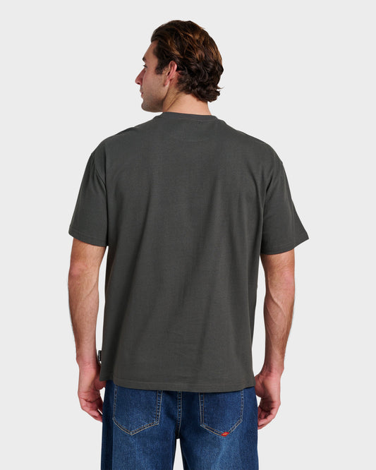 Linked Heavy Weight T-shirt - Phantom Phantom Quick Silver