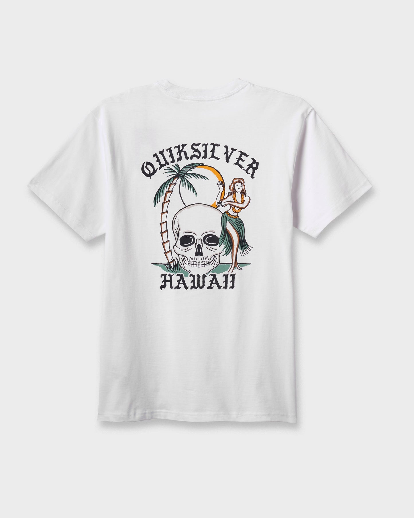 Hi Hula Dance Classic T-shirt - White White Quick Silver
