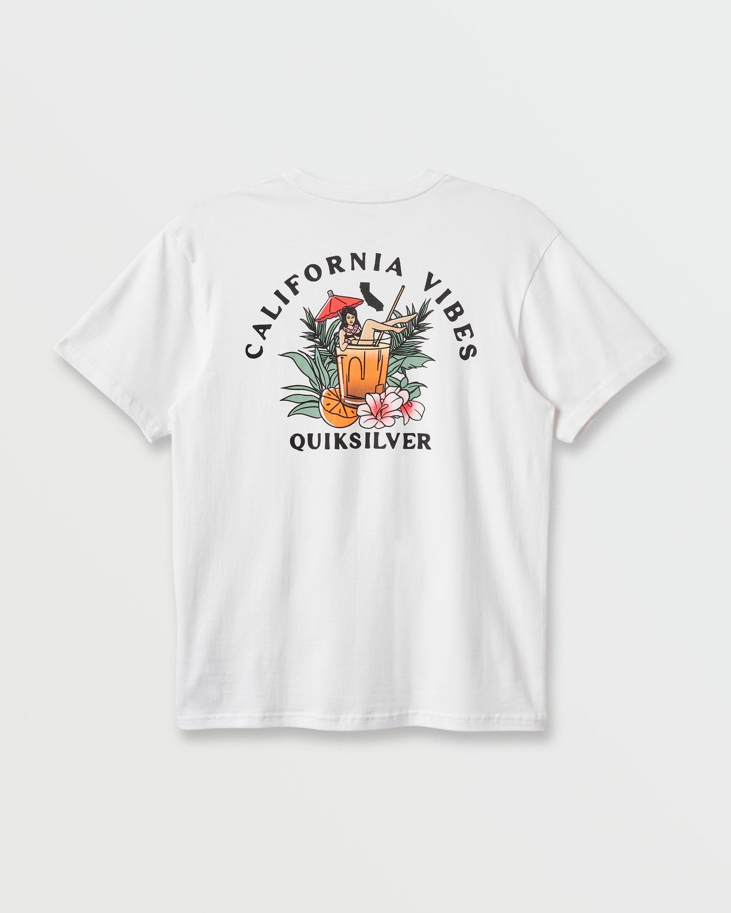 Ca California Vibes Classic T-shirt - White White Quick Silver