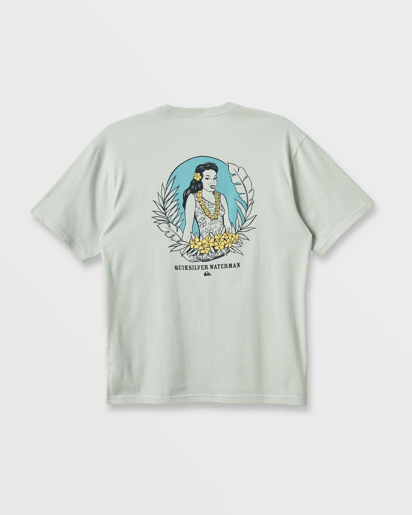 Waterman Aloha Sunset Classic T-shirt - Smoke Smoke Quick Silver