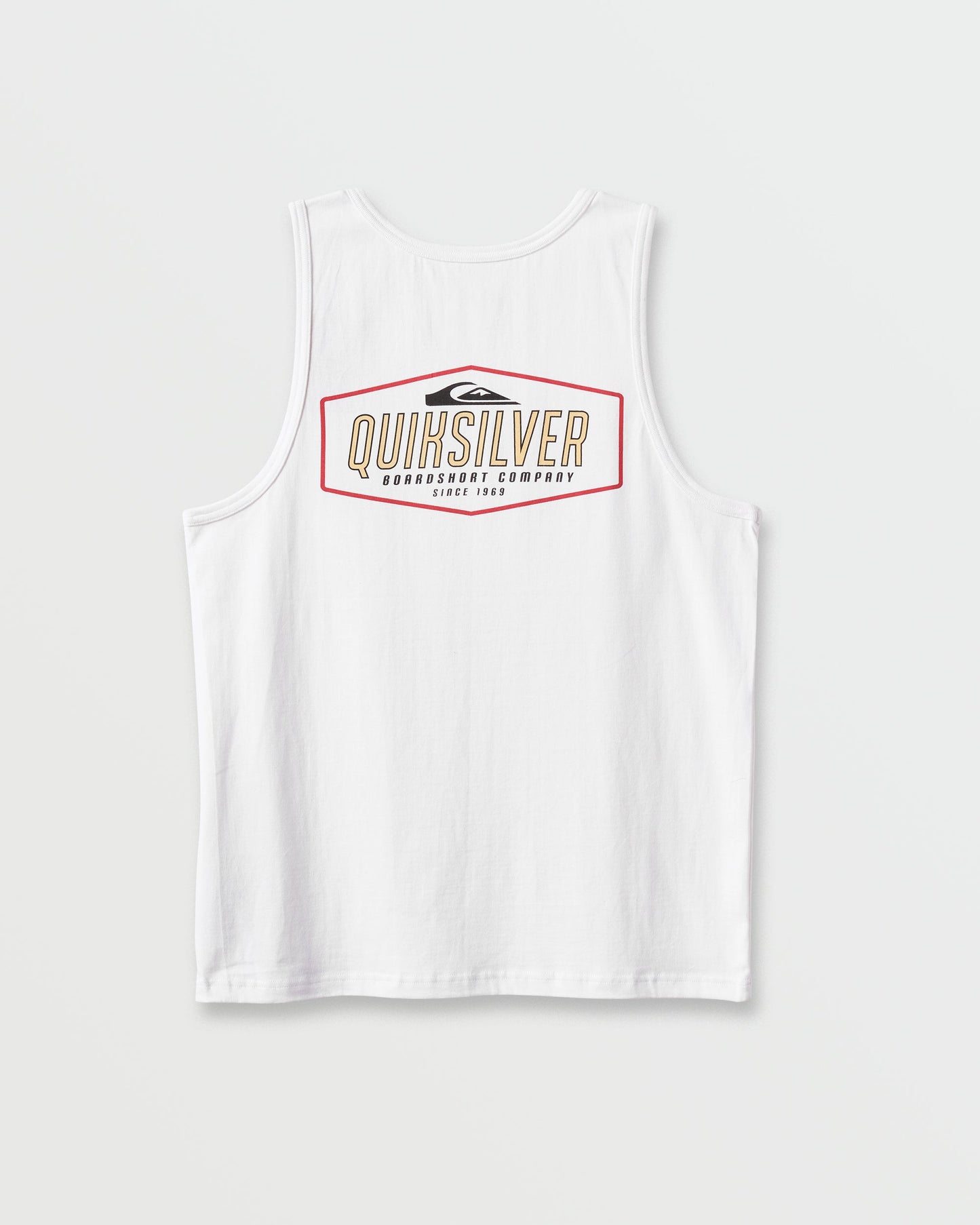 Octo Lock Tank - White White Quick Silver