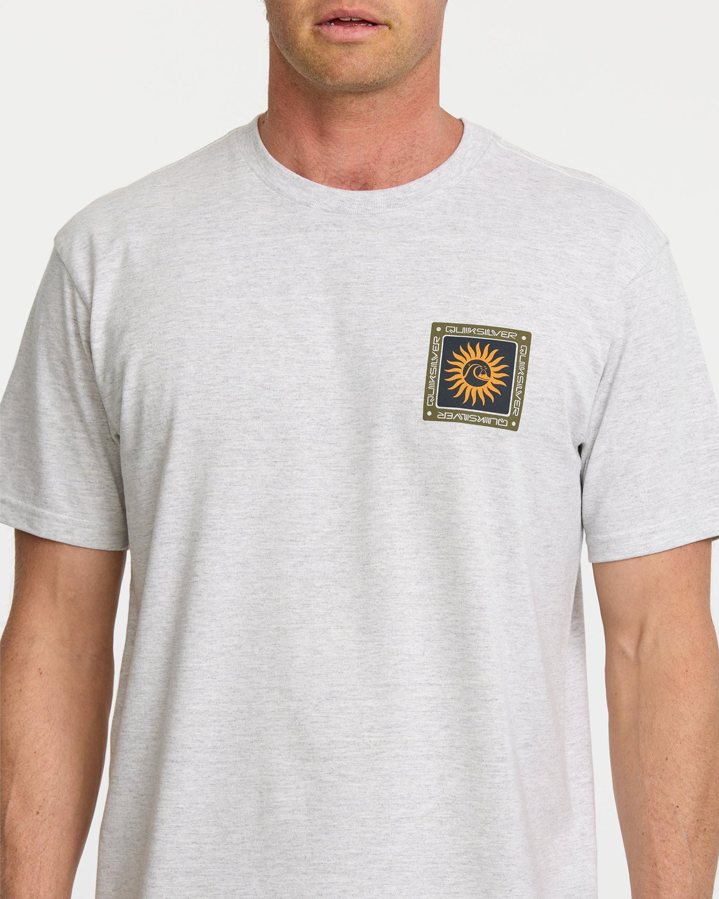 Sun Roots Organic Heather T-Shirt - Charcoal Heather Charcoal Heather Quick Silver