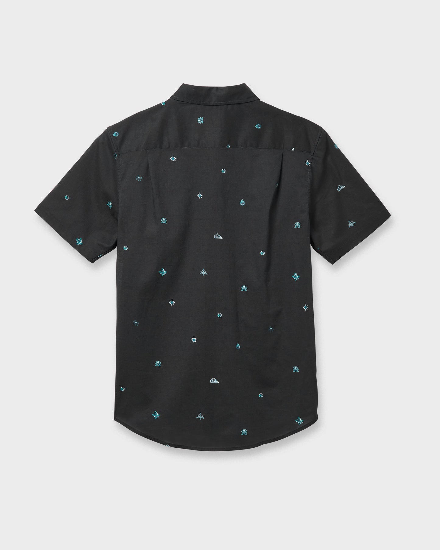 Mini Dimensions Classic Short Sleeve Shirt - Black Black Quick Silver