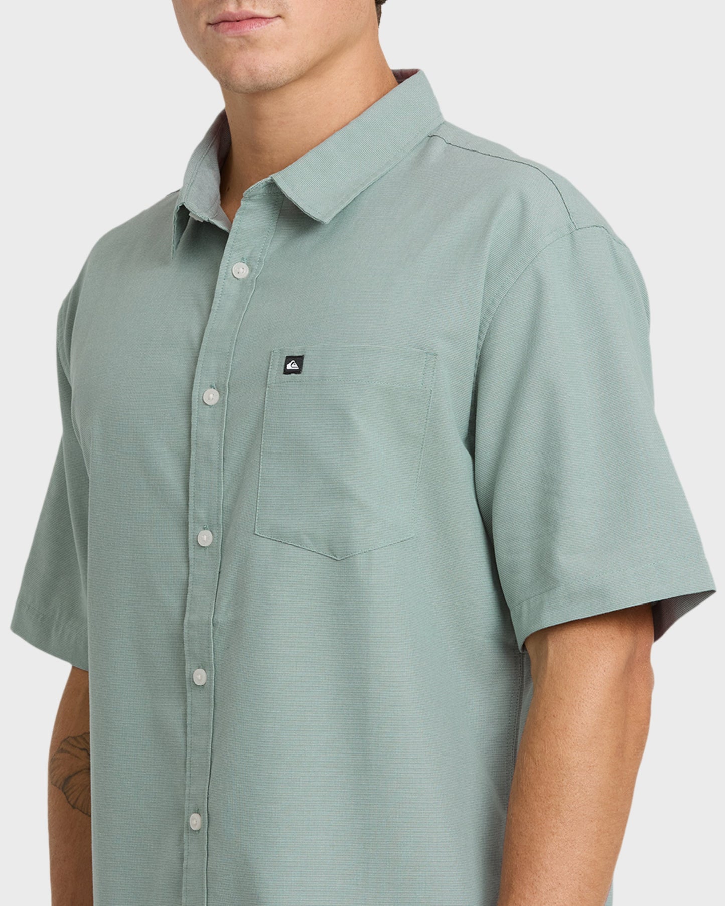 Shoreline Classic Short Sleeve Shirt - Chinois Green Chinois Green Quick Silver