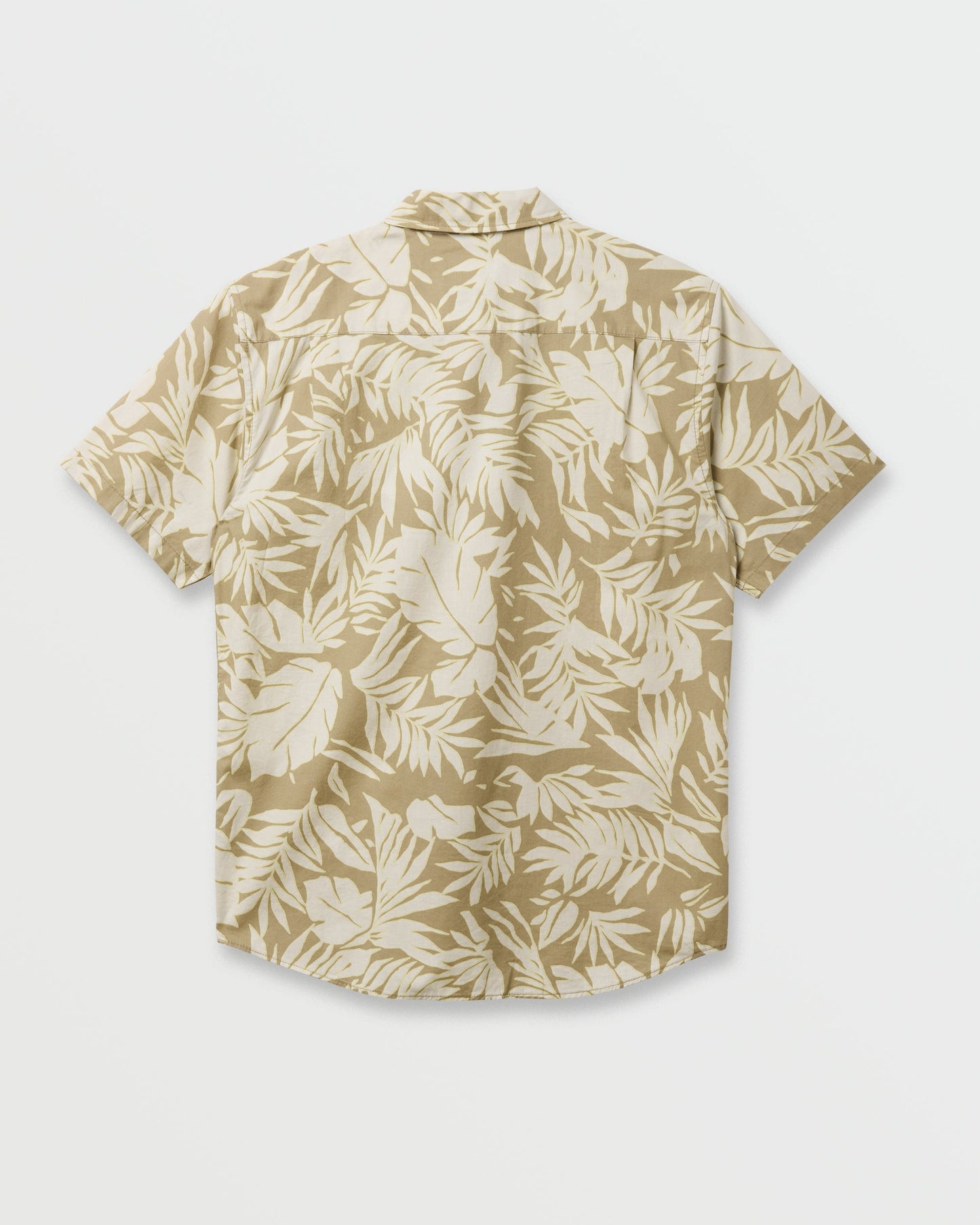 Palm Trip Classic Short Sleeve Shirt - Twill Twill Quick Silver