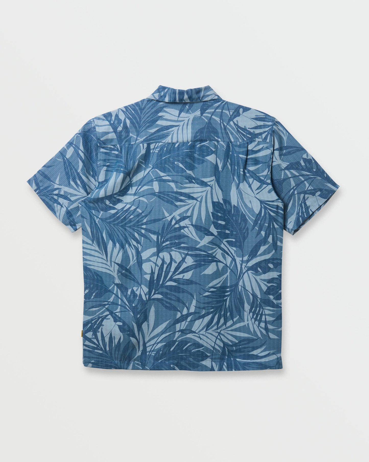 Waterman Botanical Short Sleeve Shirt - Midnight Navy Midnight Navy Quick Silver