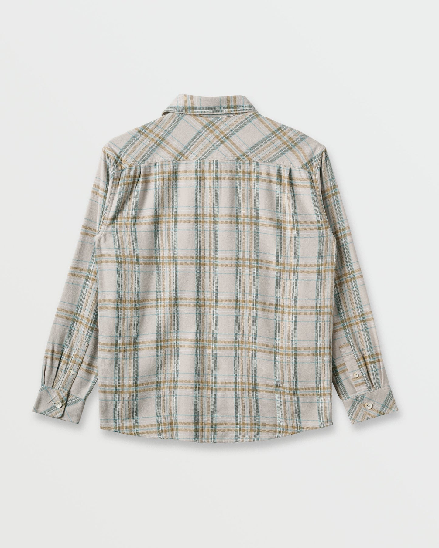 Waterman Bodie Flannel Shirt - Moonbeam Moonbeam Quick Silver