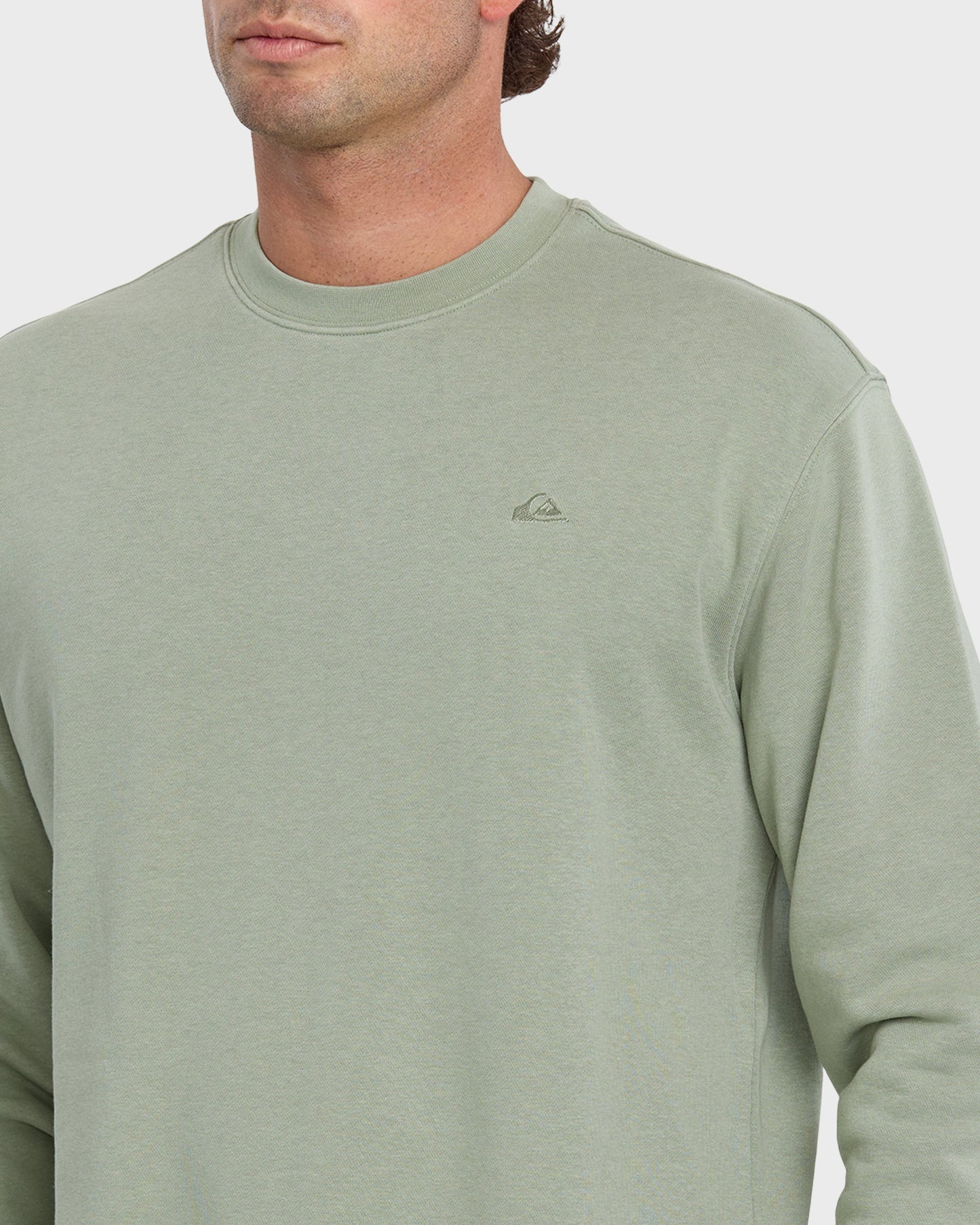 Saltwater Crewneck Sweatshirt - Herb Herb Quick Silver