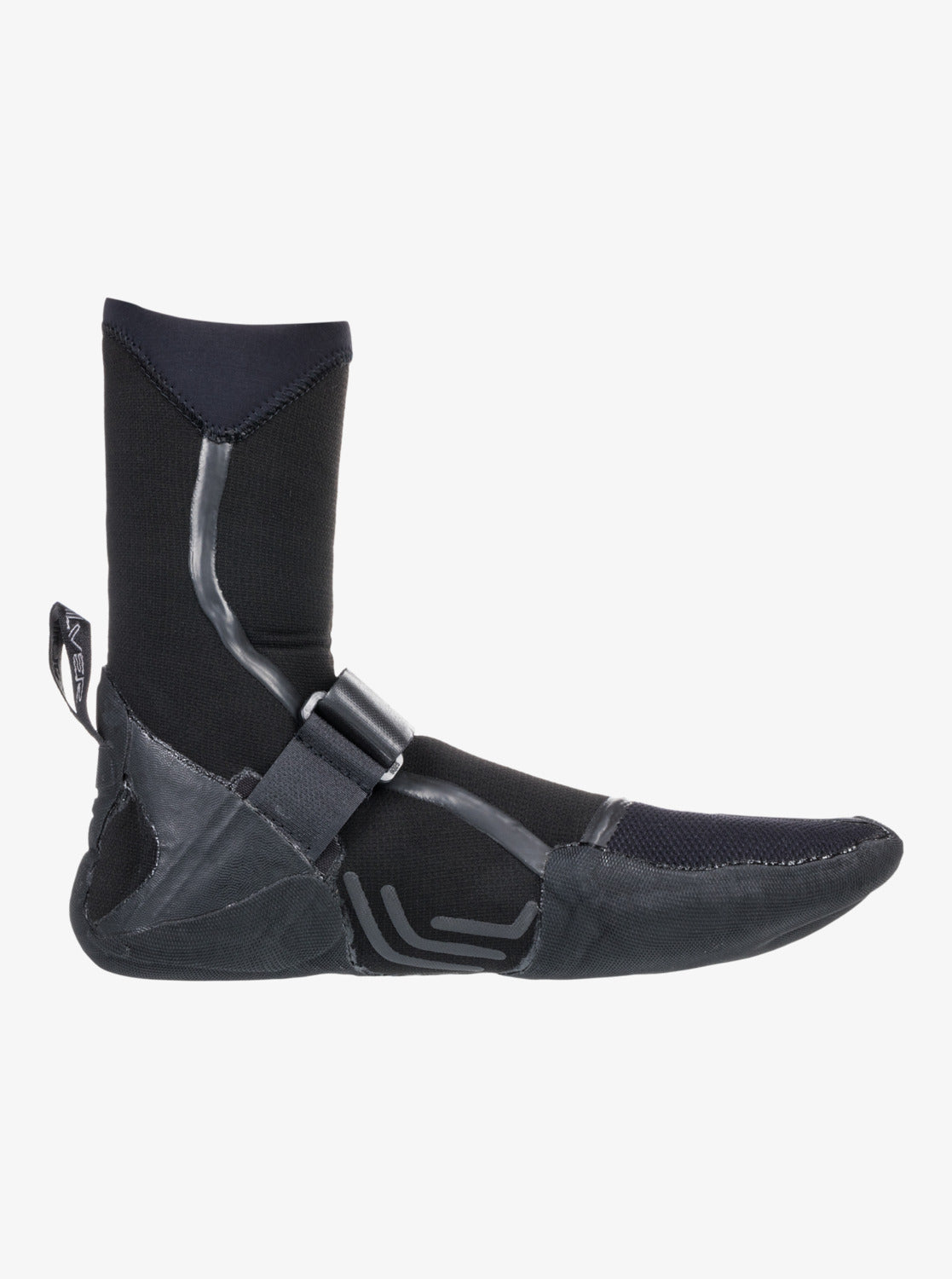5mm Marathon Sessions GBS Split Toe Wetsuit Boots - Black Black Quick Silver