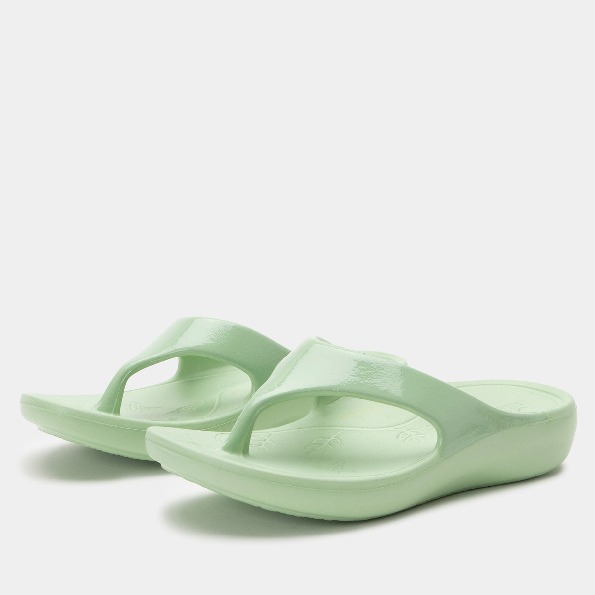 mint gloss sandal,36