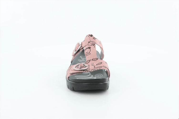 Alegria Vita Red Scribble Sandal