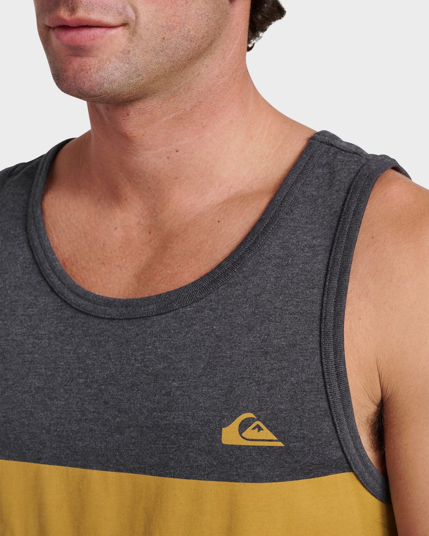 Og Stripe Tank - Charcoal Heather Charcoal Heather Quick Silver