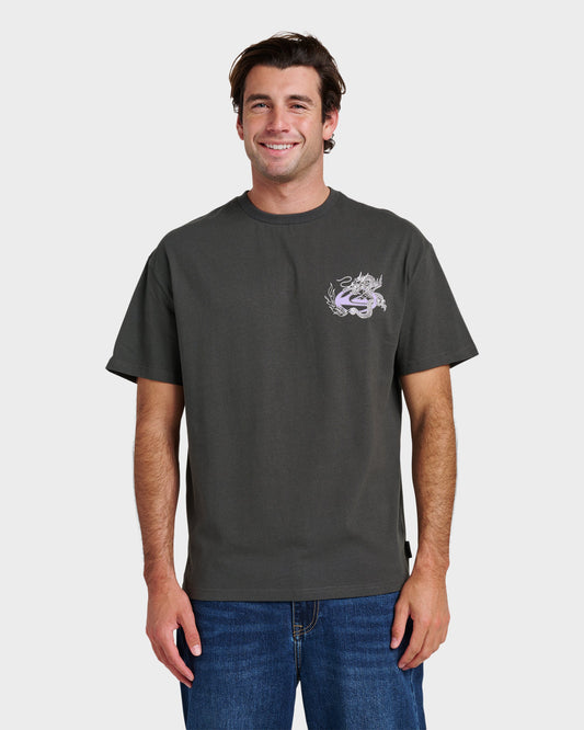 Dragon Master Heavy Weight T-shirt - Phantom Phantom Quick Silver