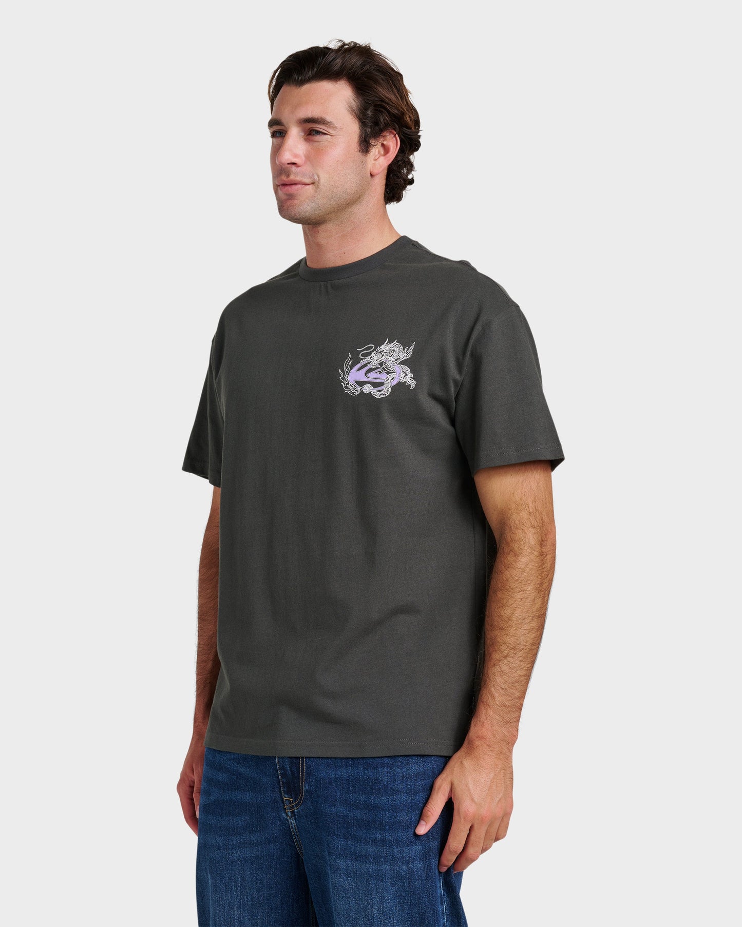 Dragon Master Heavy Weight T-shirt - Phantom Phantom Quick Silver