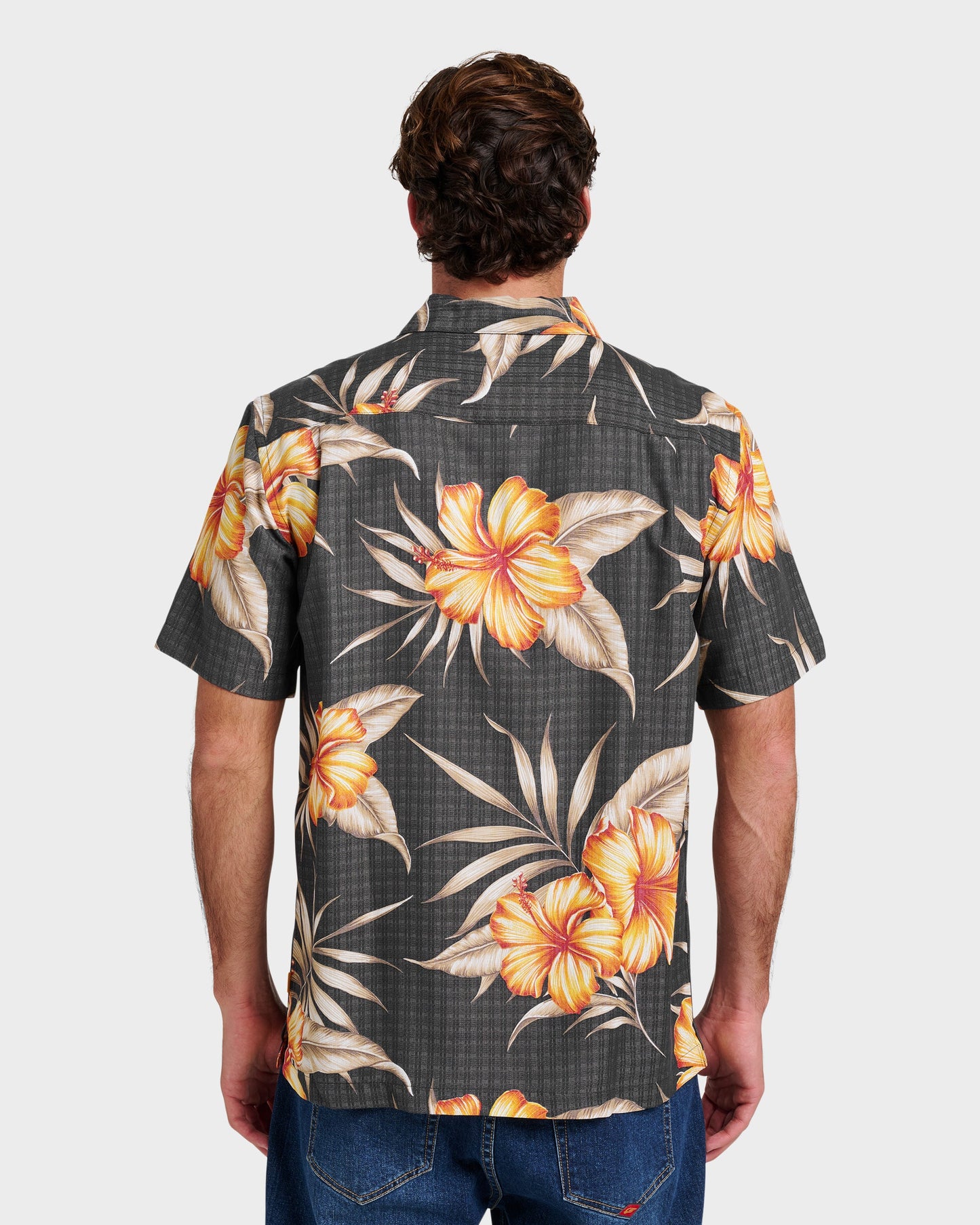 Waterman Tropical Dream Shirt - Black Black Quick Silver