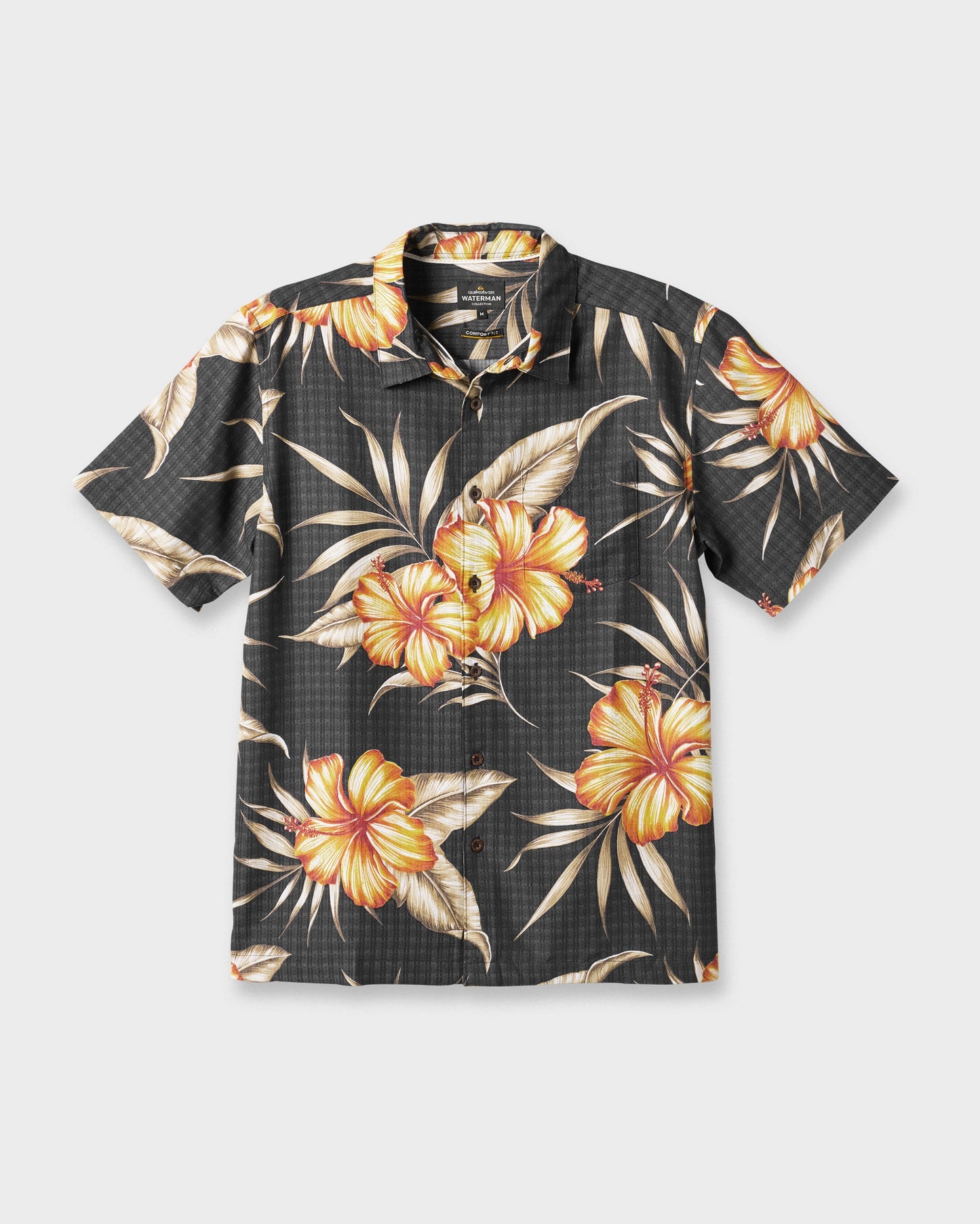 Waterman Tropical Dream Shirt - Black Black Quick Silver