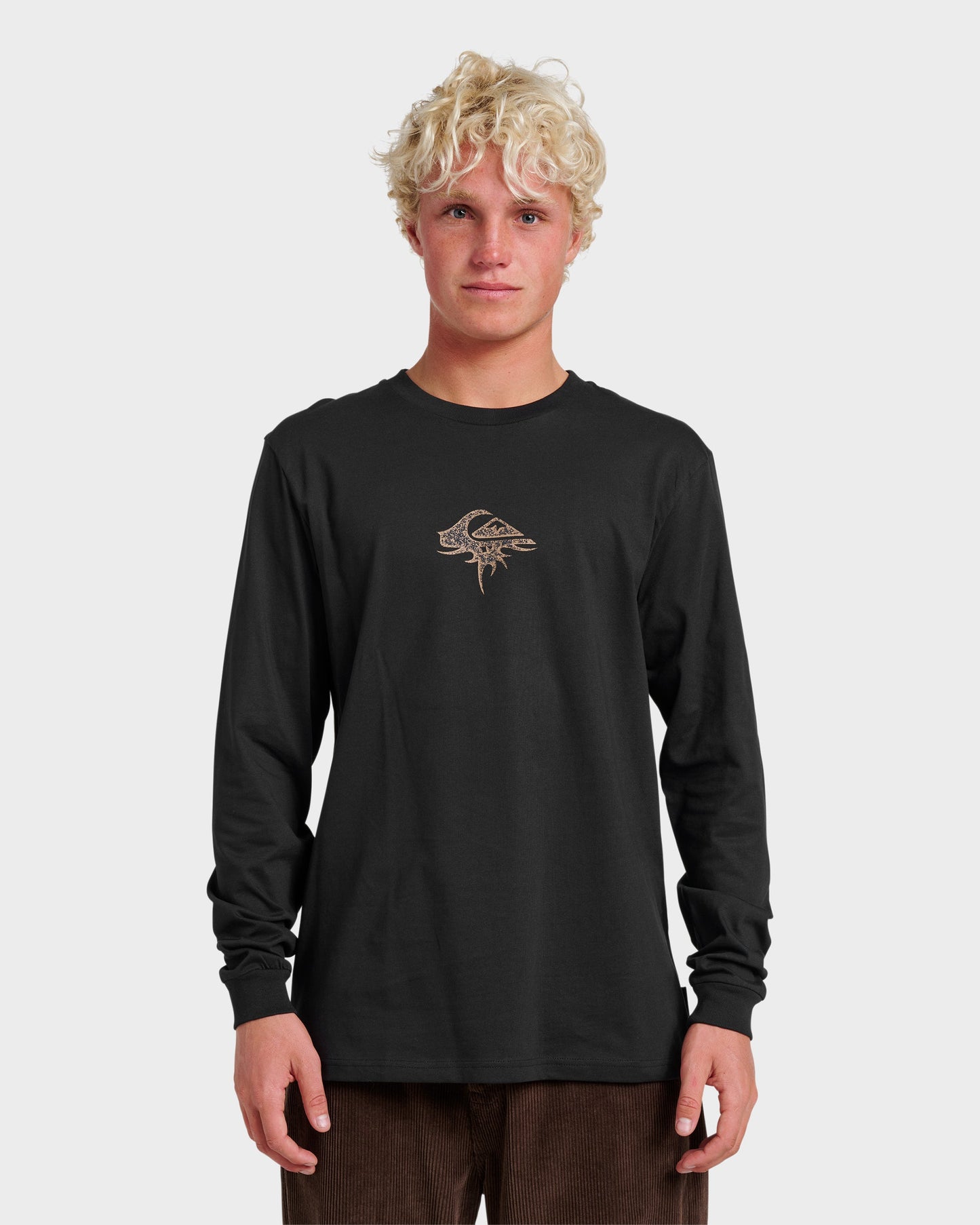Three Piece Long Sleeve T-shirt - Black Black Quick Silver