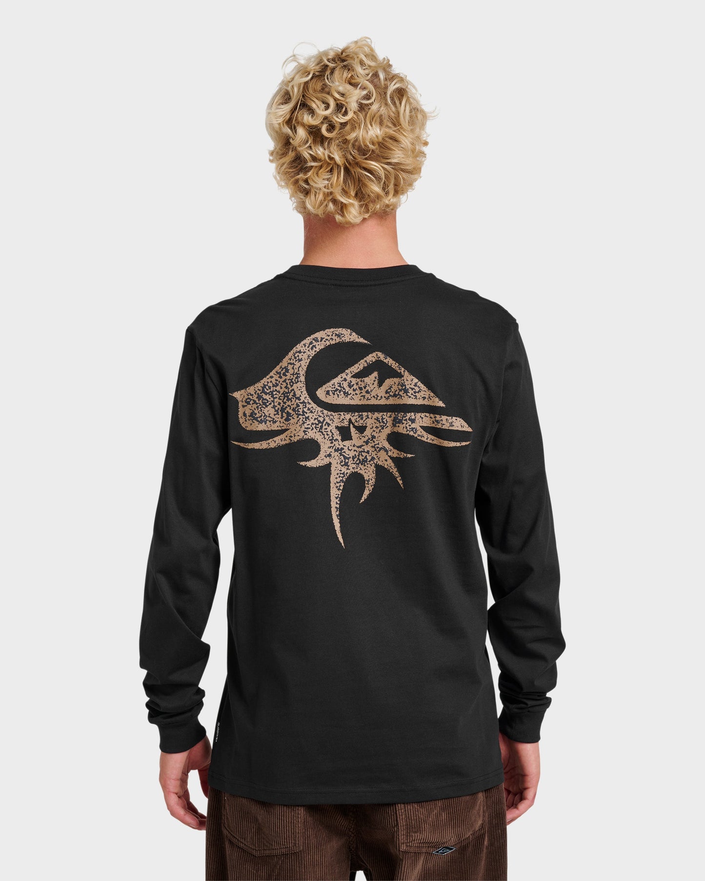 Three Piece Long Sleeve T-shirt - Black Black Quick Silver