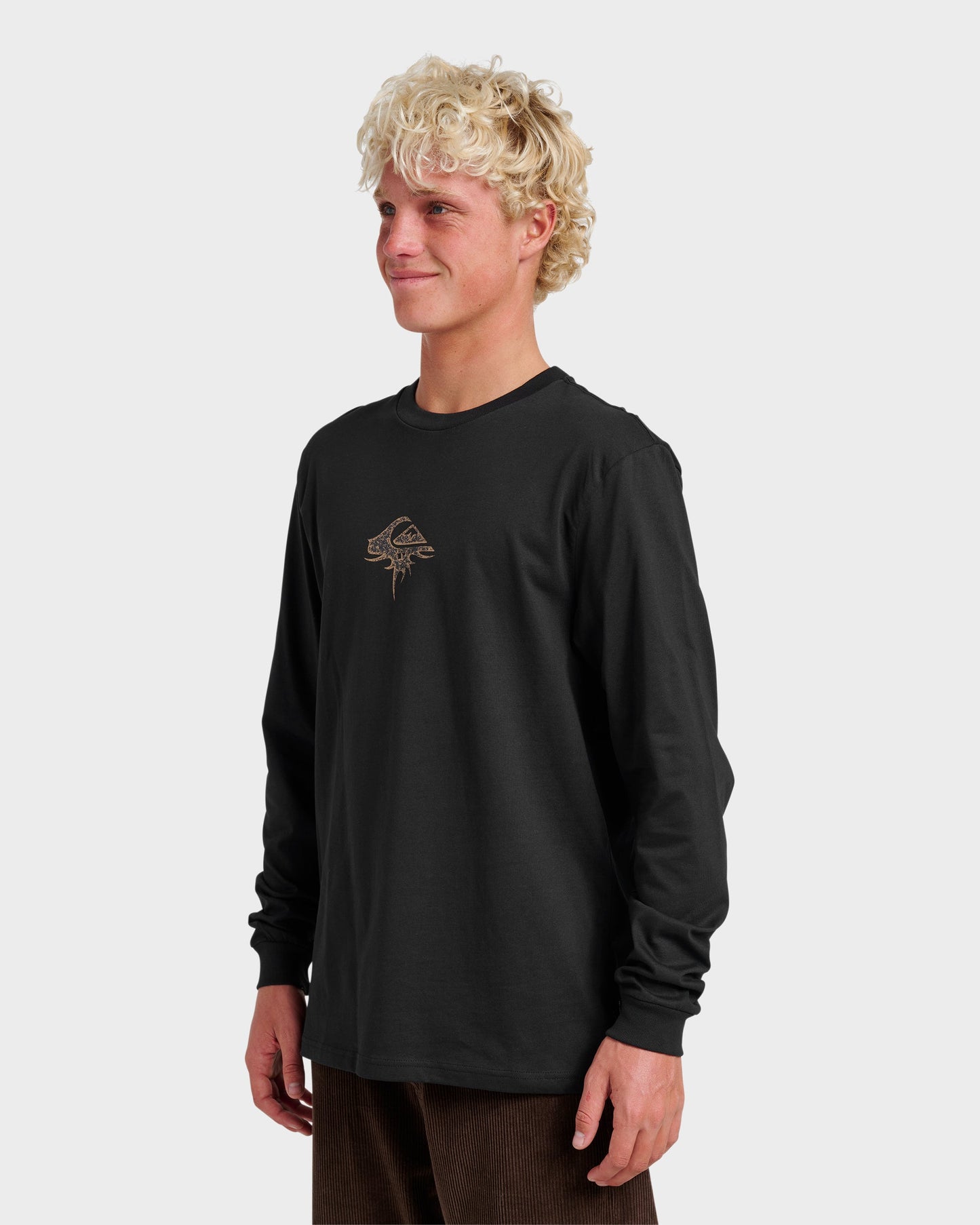 Three Piece Long Sleeve T-shirt - Black Black Quick Silver