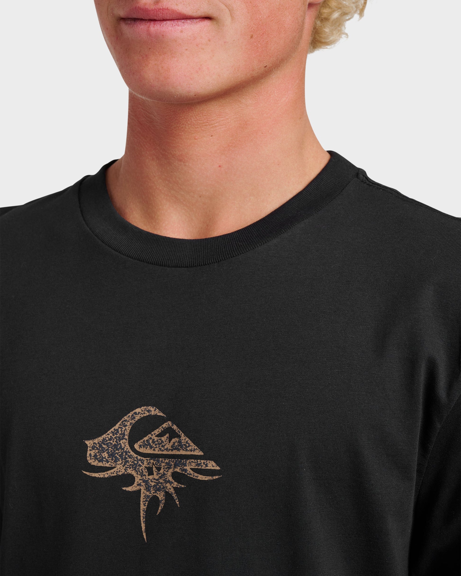 Three Piece Long Sleeve T-shirt - Black Black Quick Silver