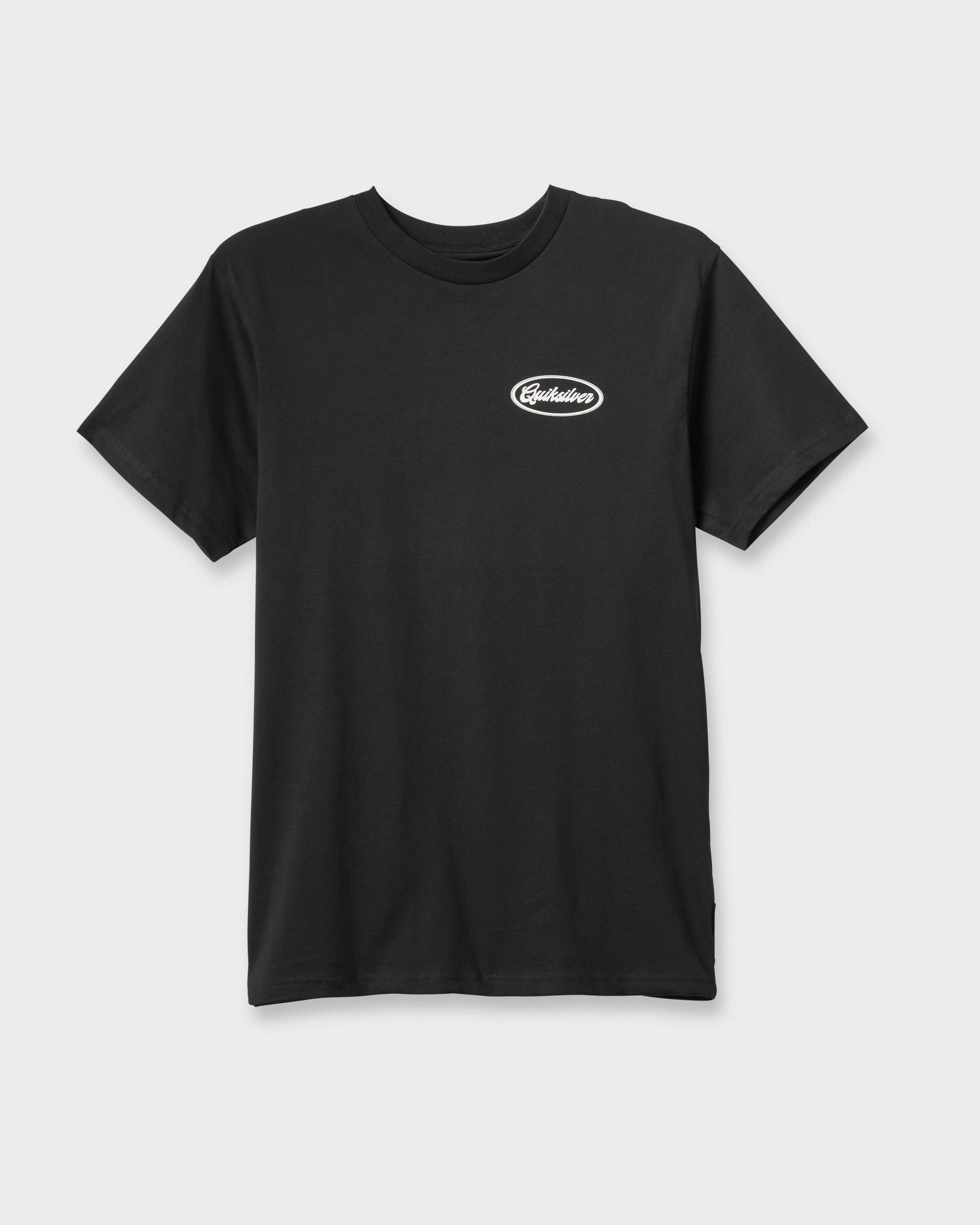 Mechanics Script Classic T-shirt - Black Black Quick Silver