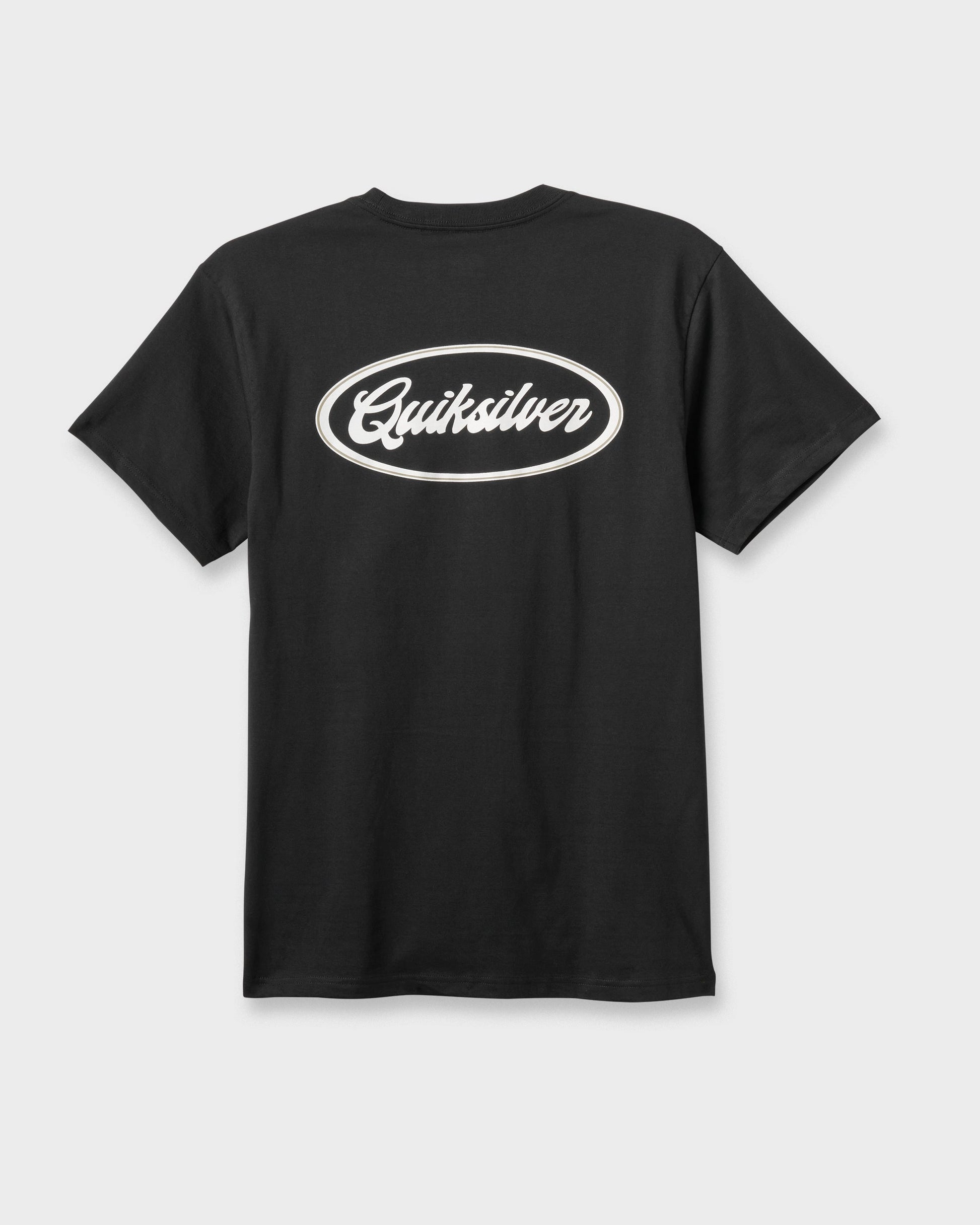 Mechanics Script Classic T-shirt - Black Black Quick Silver