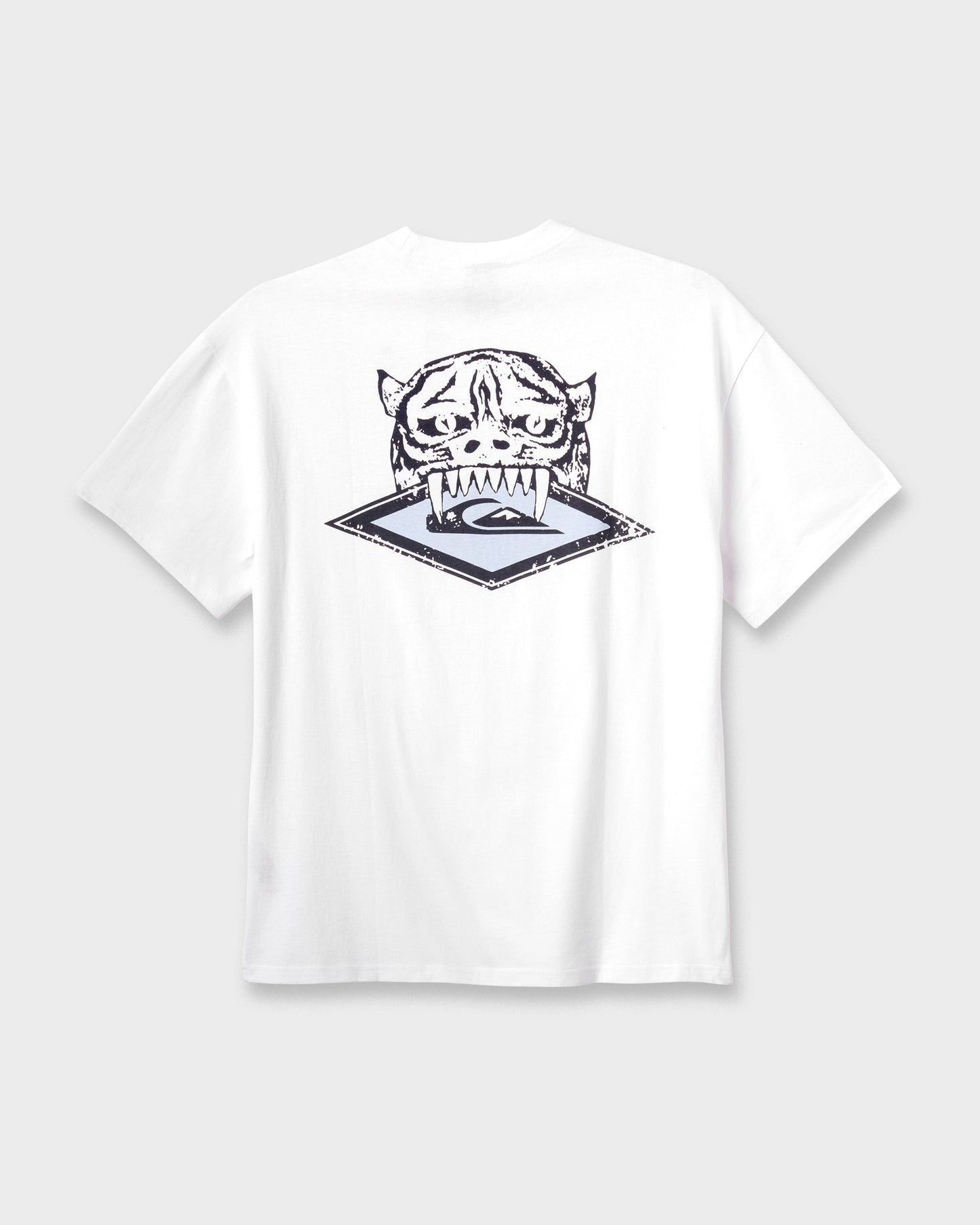 Jungle Cat Heavy Weight T-shirt - White White Quick Silver