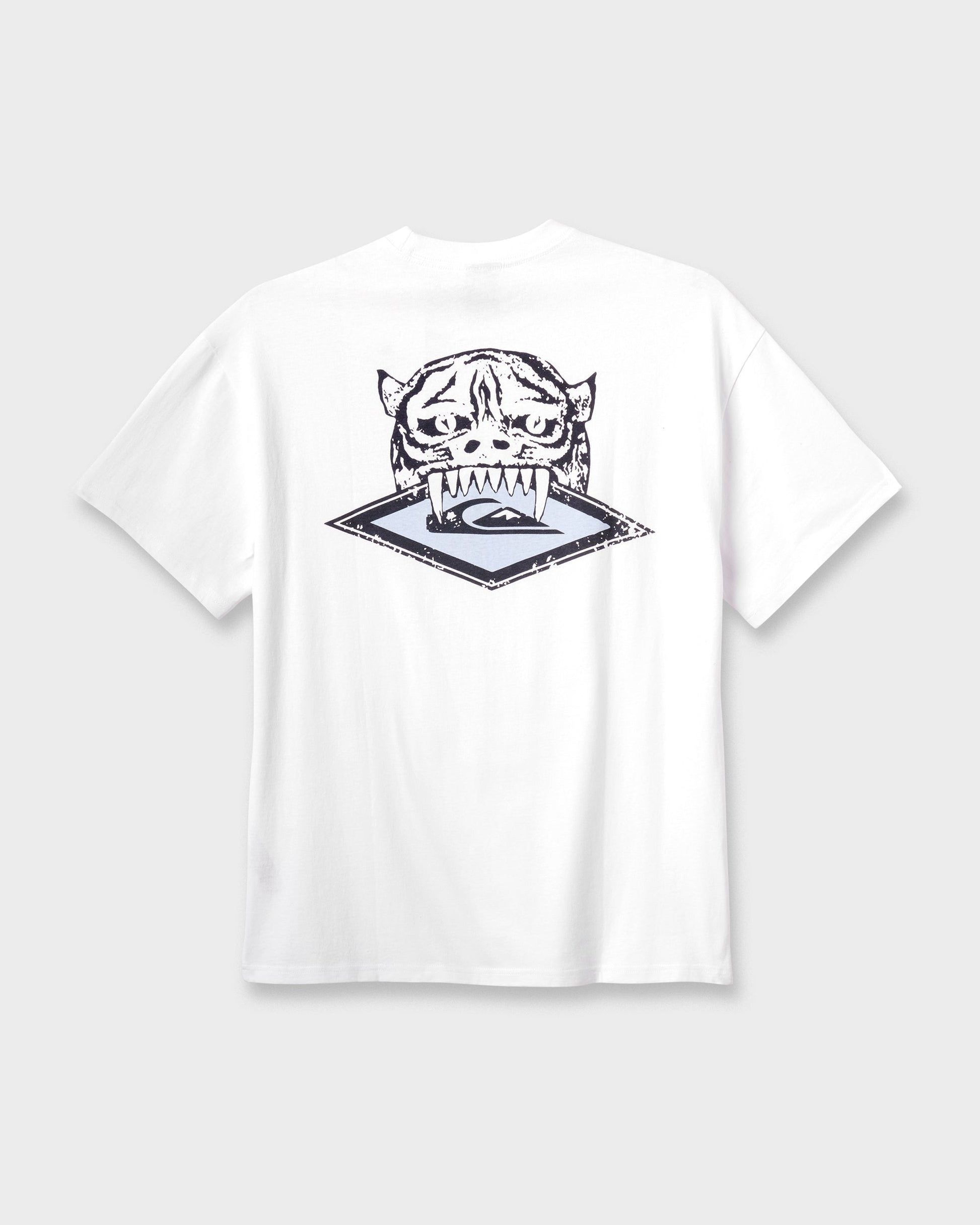 Jungle Cat Heavy Weight T-shirt - White White Quick Silver