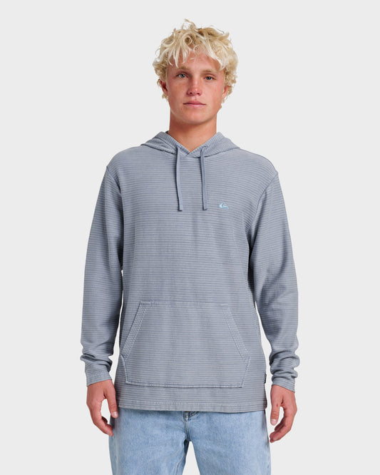 Alamitos Long Sleeve Hooded Top - China Blue China Blue Quick Silver