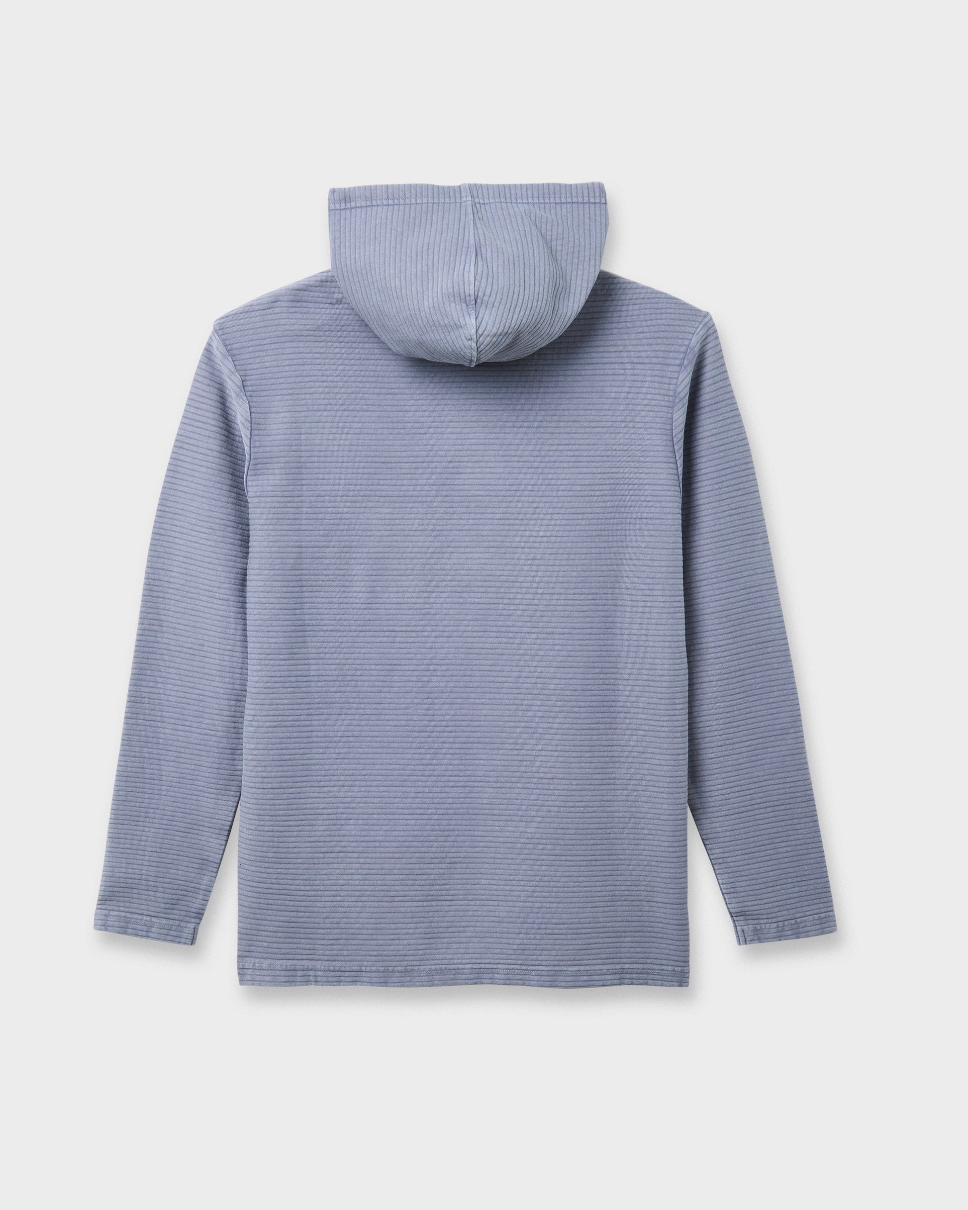 Alamitos Long Sleeve Hooded Top - China Blue China Blue Quick Silver