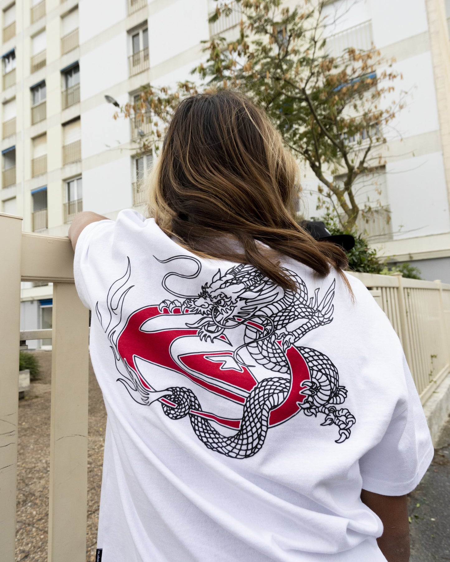Dragon Master Heavy Weight T-shirt - White White Quick Silver