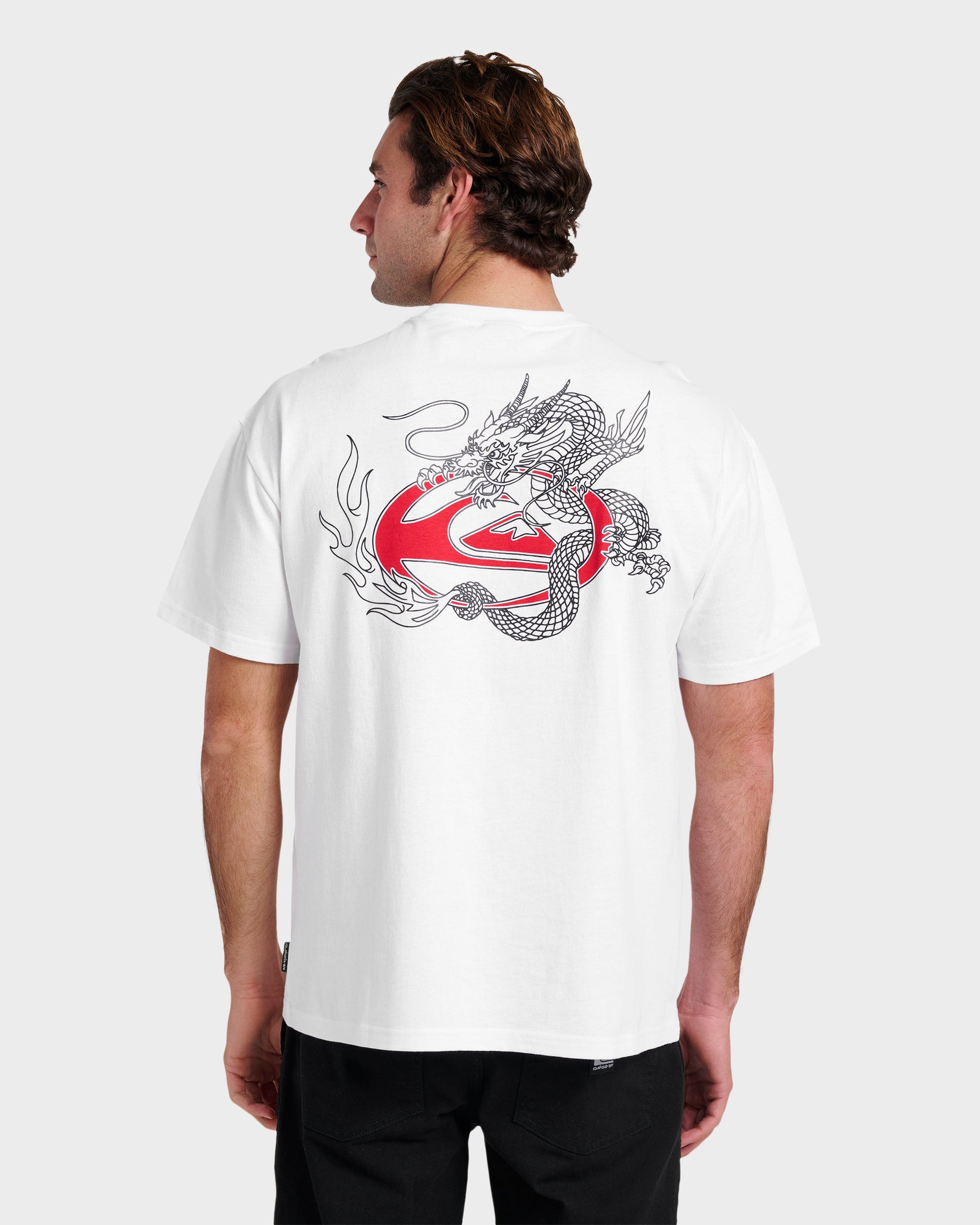 Dragon Master Heavy Weight T-shirt - White White Quick Silver