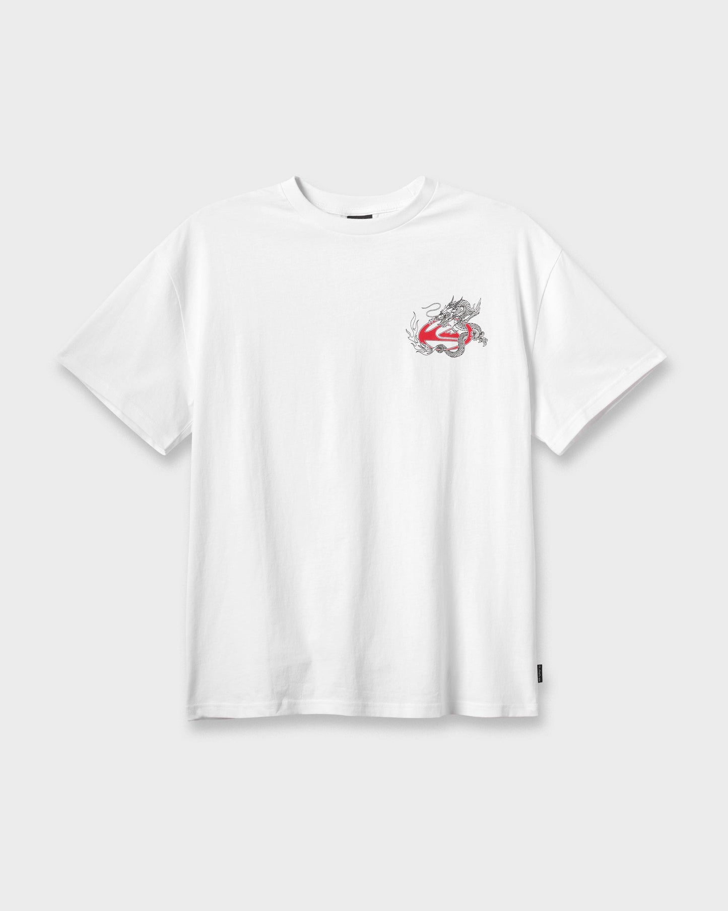 Dragon Master Heavy Weight T-shirt - White White Quick Silver