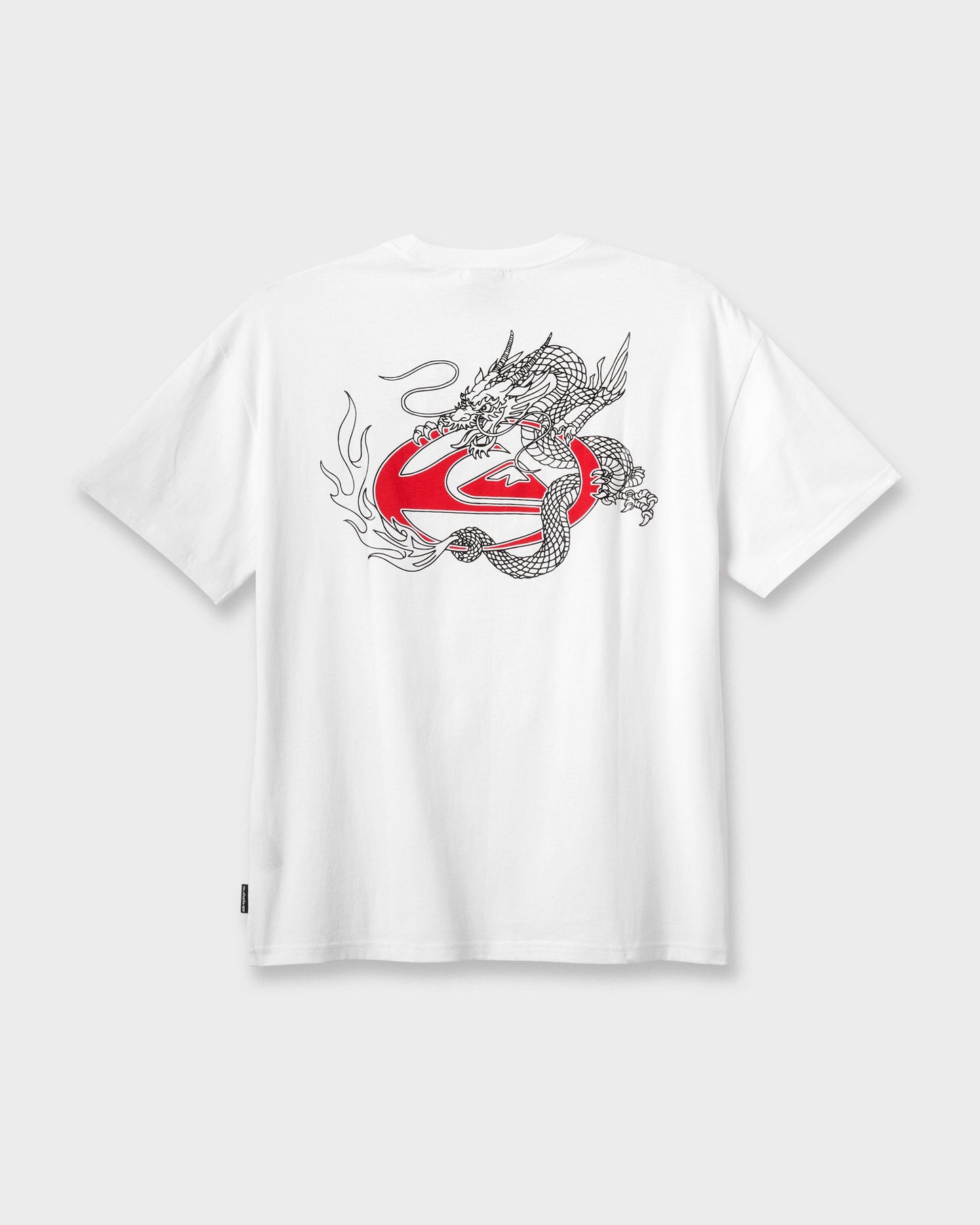 Dragon Master Heavy Weight T-shirt - White White Quick Silver