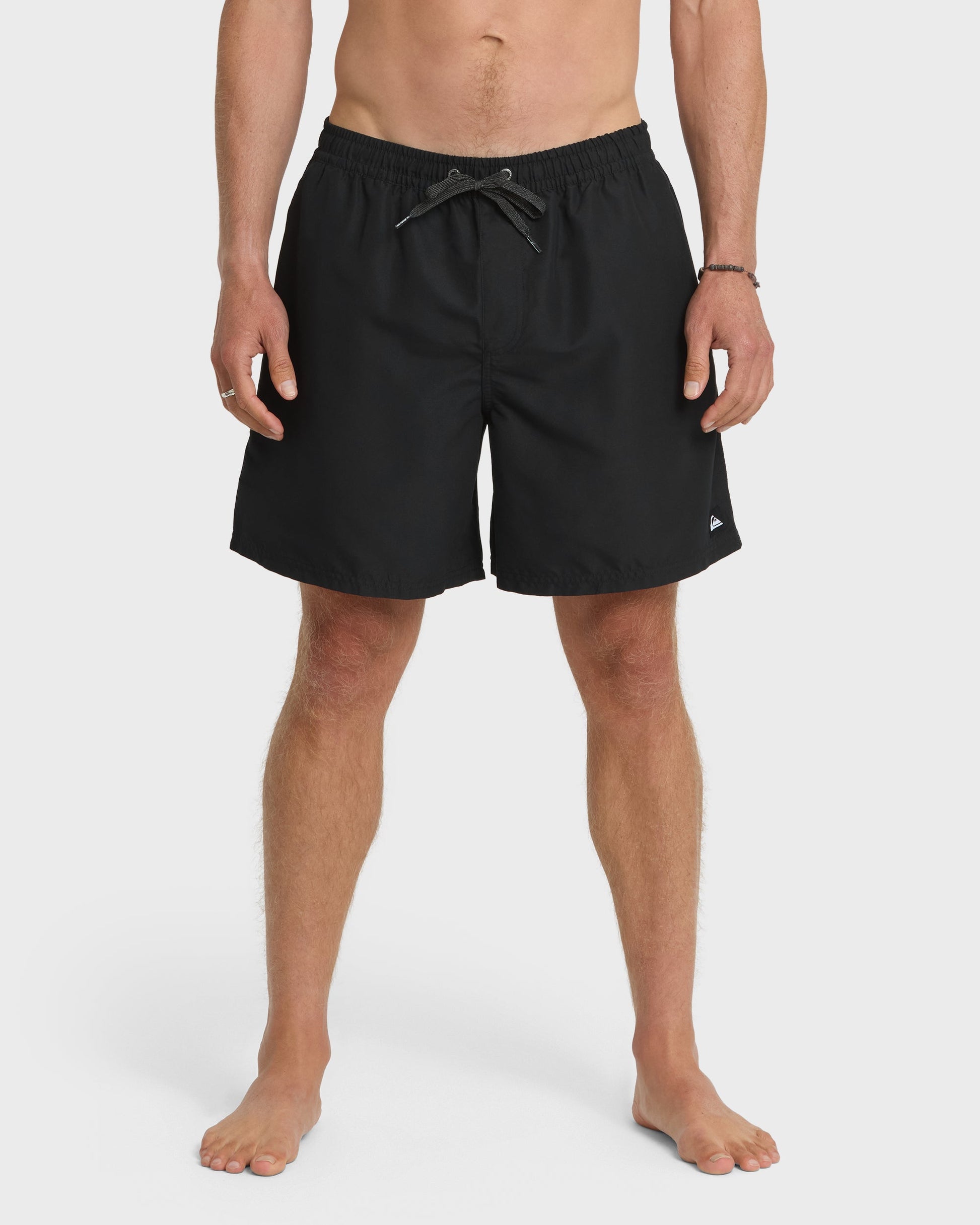Everyday Solid 17" Swim Trunks - Black Black Quick Silver