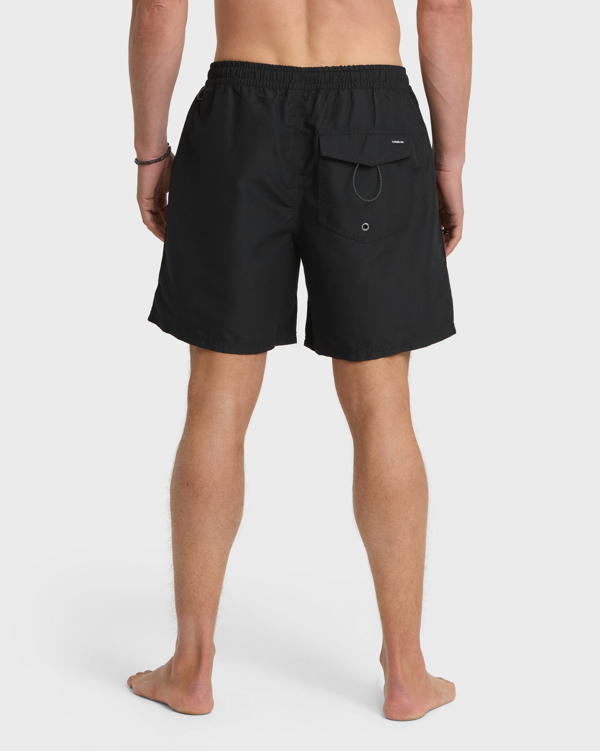 Everyday Solid 17" Swim Trunks - Black Black Quick Silver