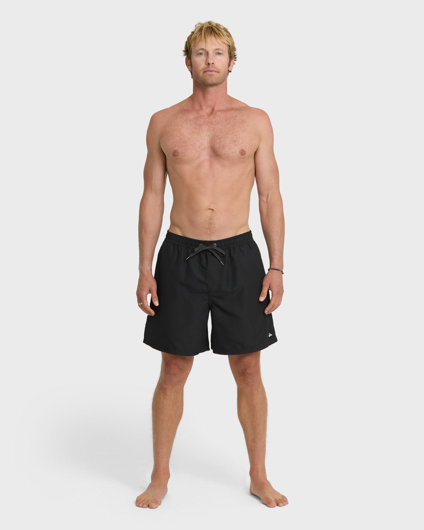 Everyday Solid 17" Swim Trunks - Black Black Quick Silver