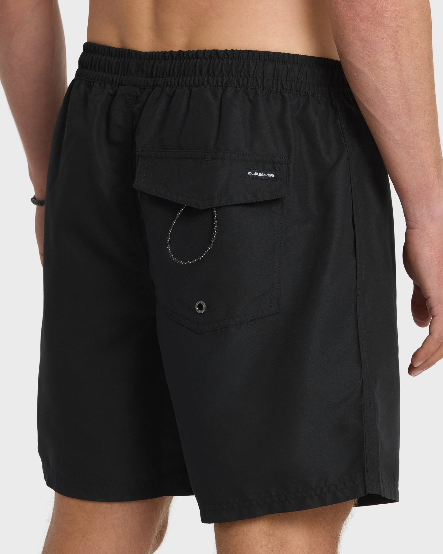 Everyday Solid 17" Swim Trunks - Black Black Quick Silver
