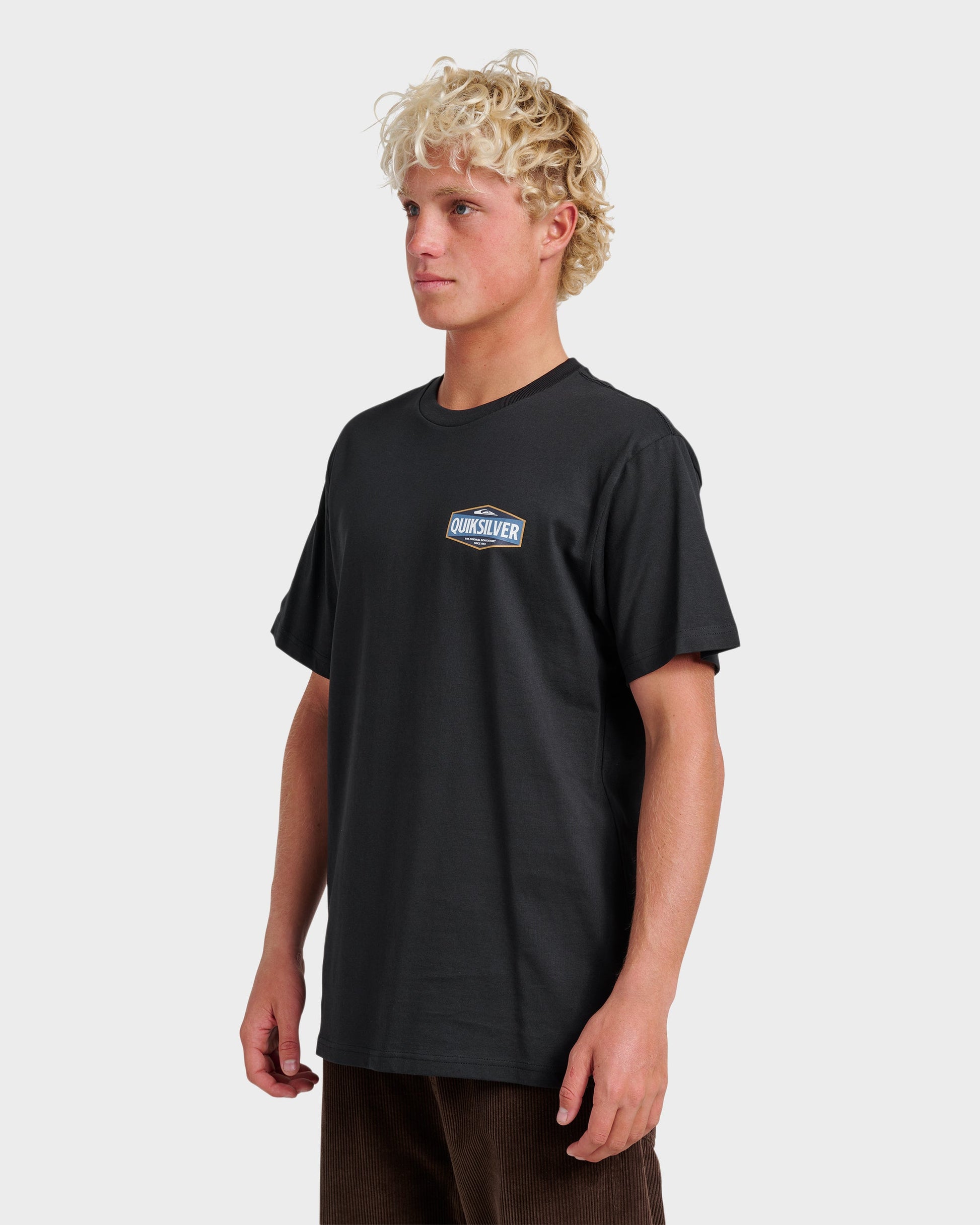 Six Points Classic T-shirt - Black Black Quick Silver