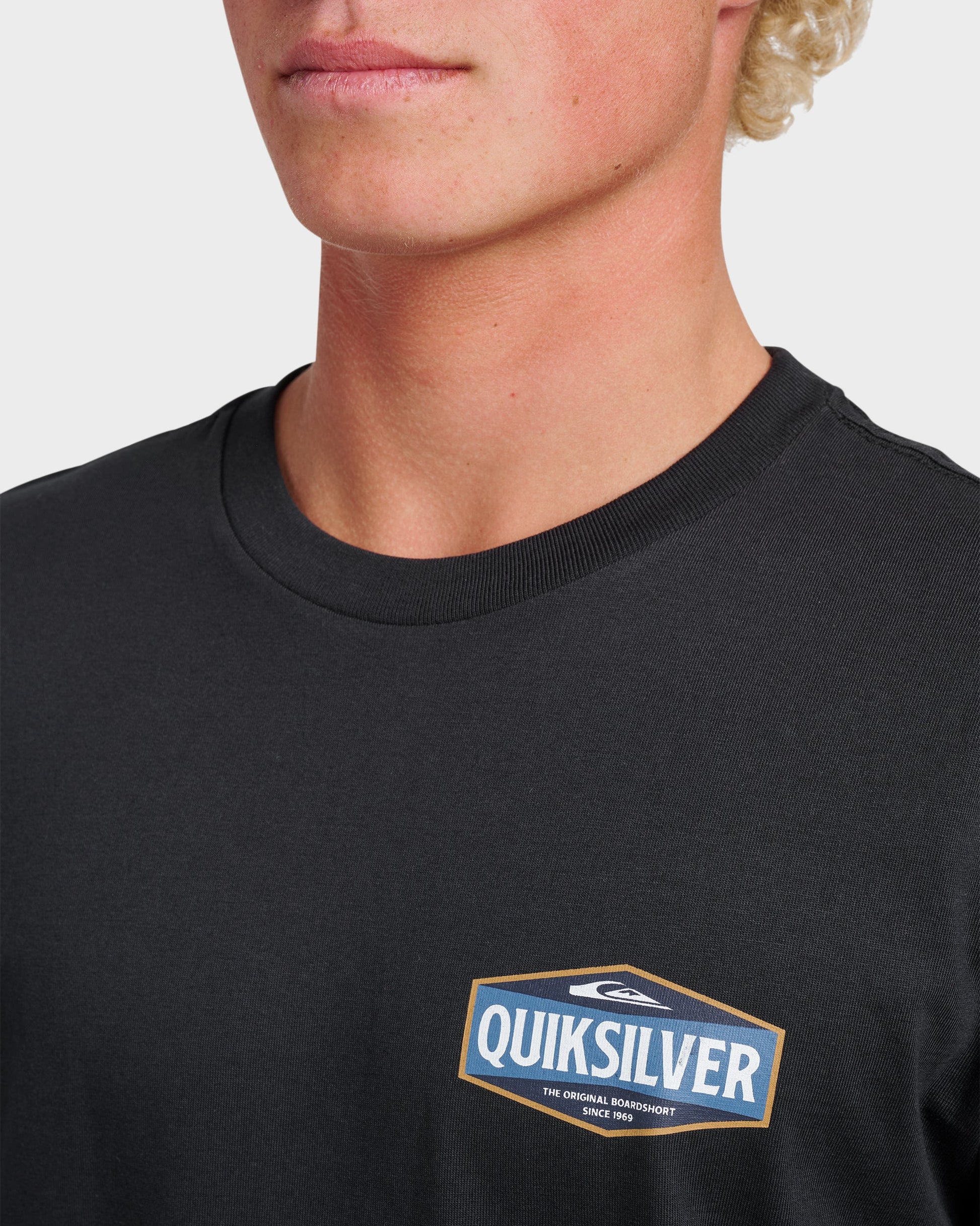 Six Points Classic T-shirt - Black Black Quick Silver