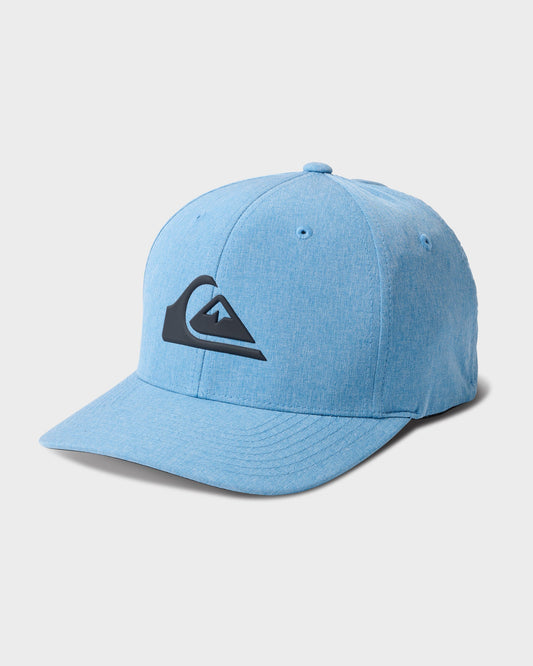 Amped Up Flexifit Hat - Ashley Blue Heather Ashley Blue Heather Quick Silver