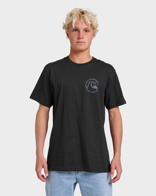 Jungle Wave Classic T-shirt - Black Black Quick Silver
