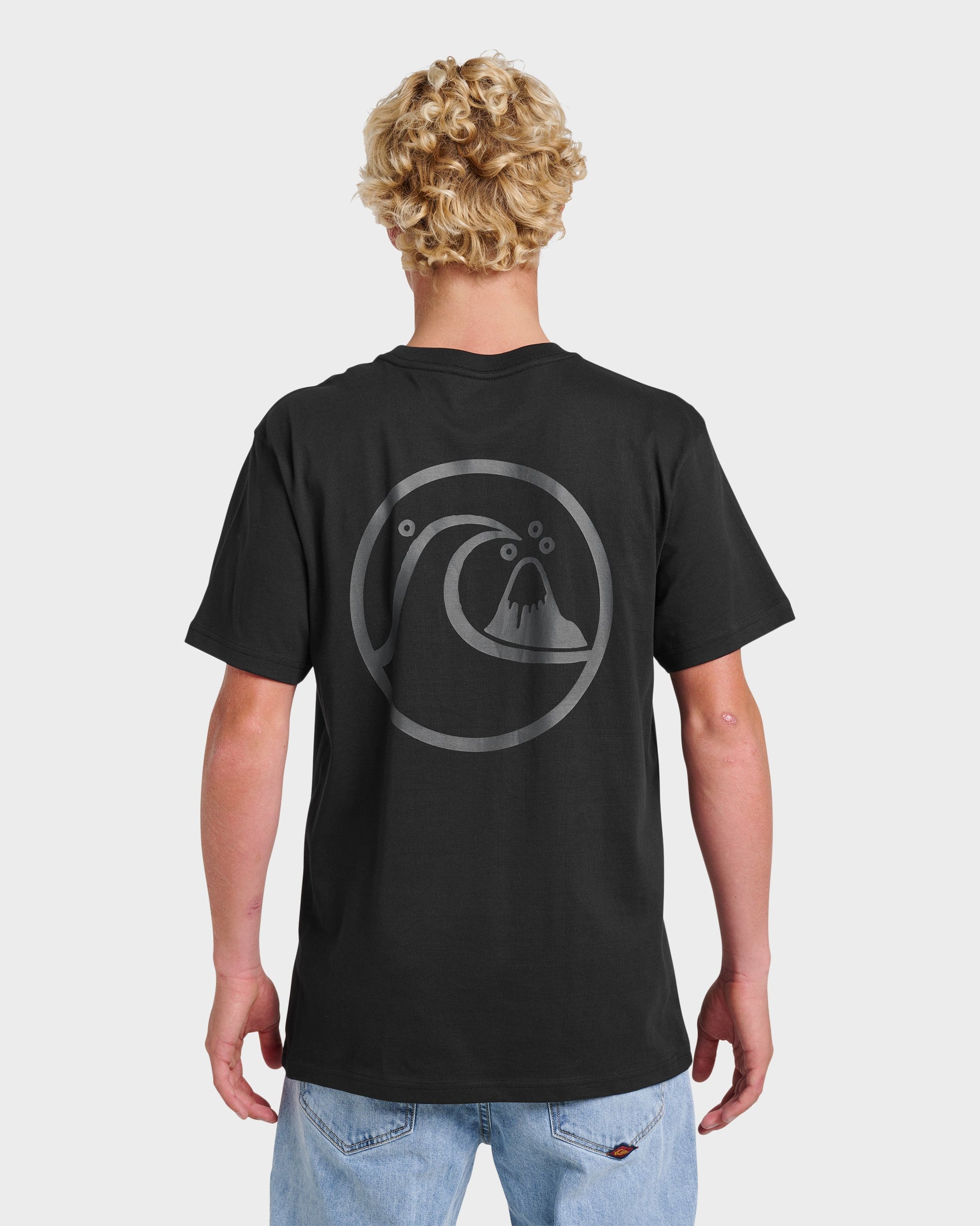Jungle Wave Classic T-shirt - Black Black Quick Silver