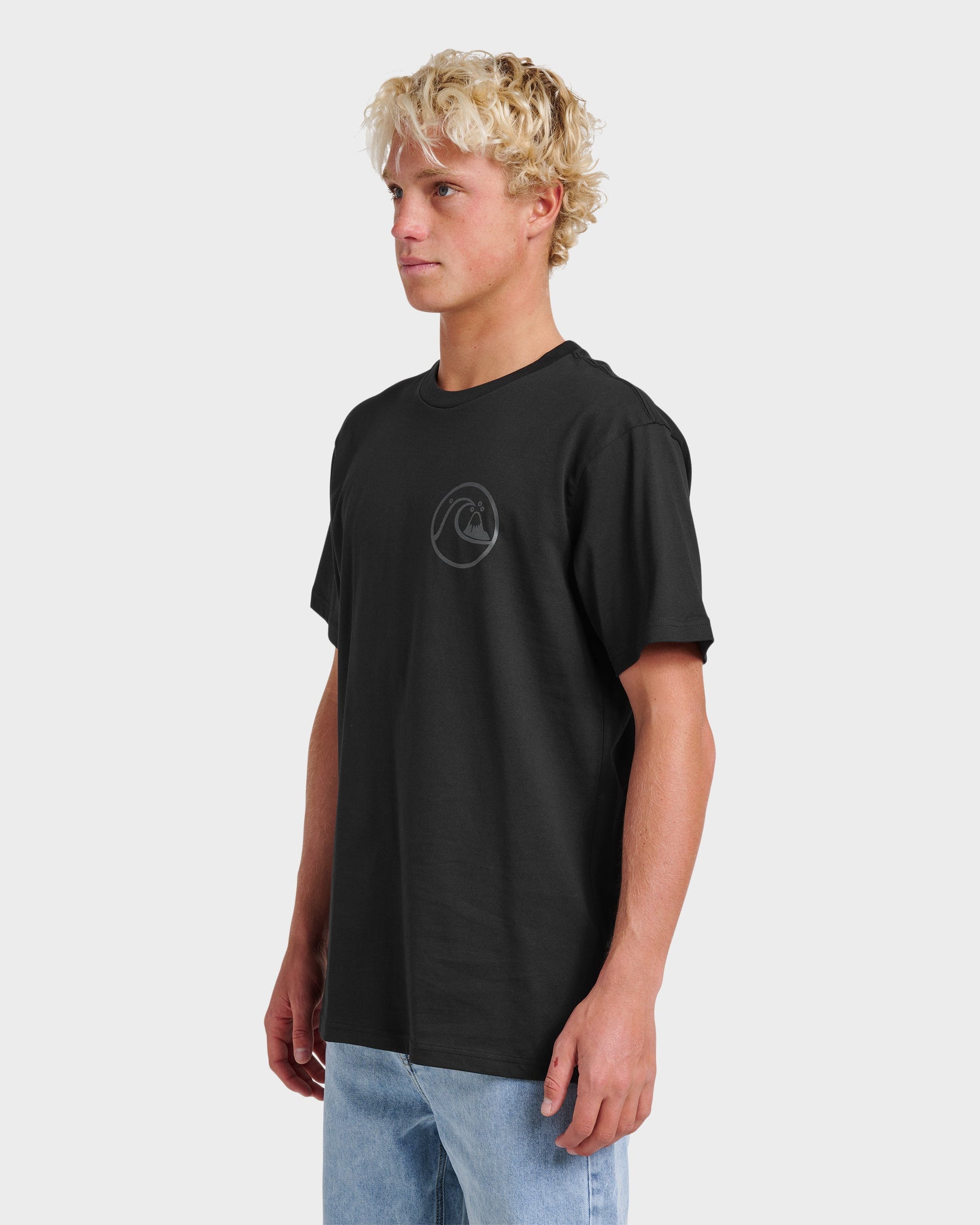 Jungle Wave Classic T-shirt - Black Black Quick Silver