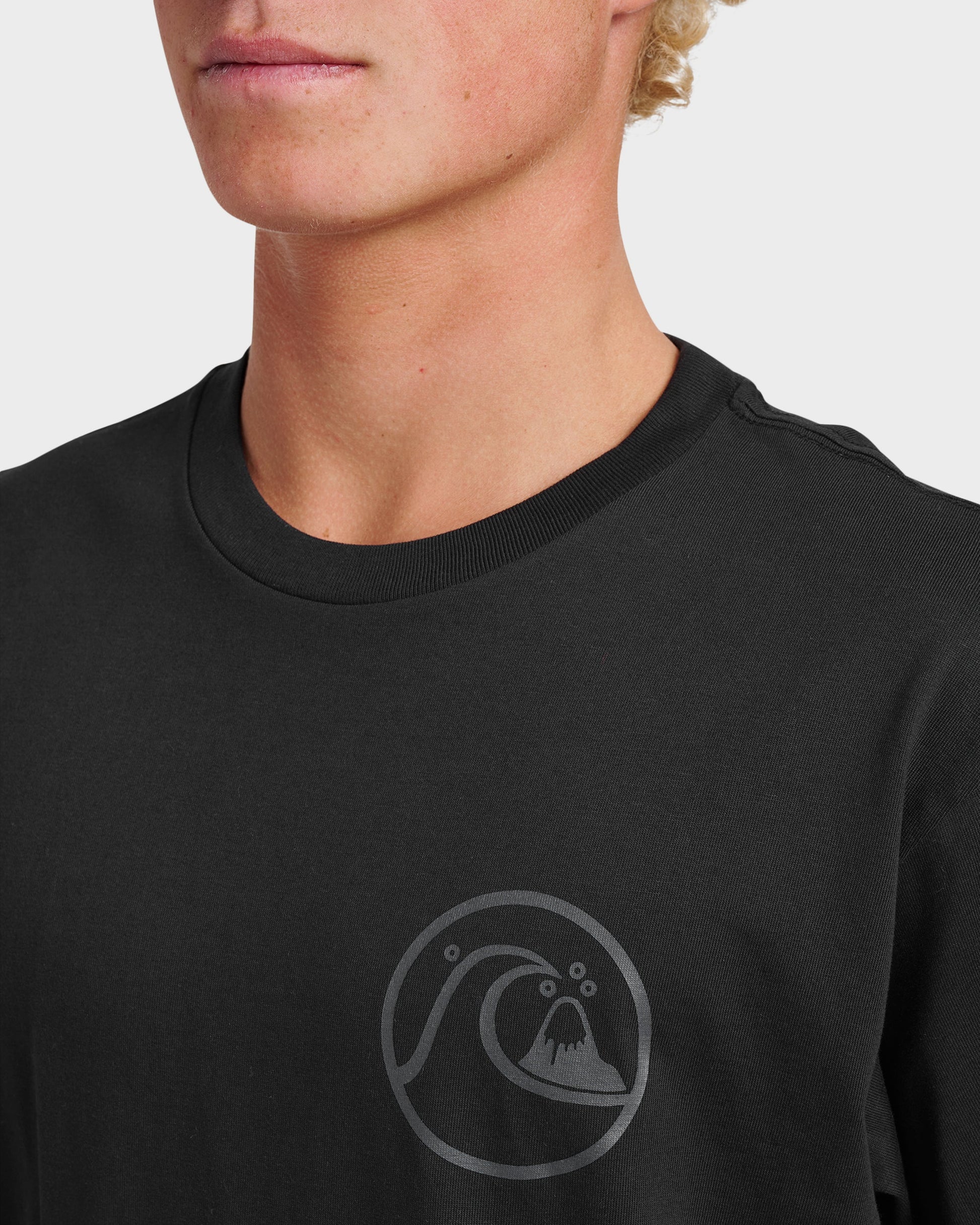 Jungle Wave Classic T-shirt - Black Black Quick Silver