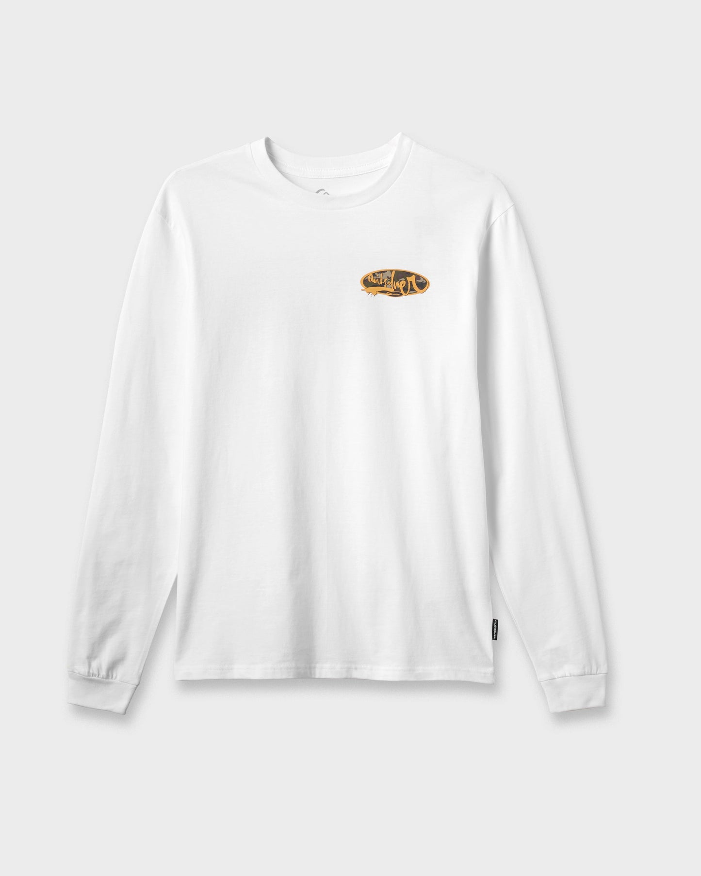 Impaired Camo Long Sleeve T-shirt - White White Quick Silver
