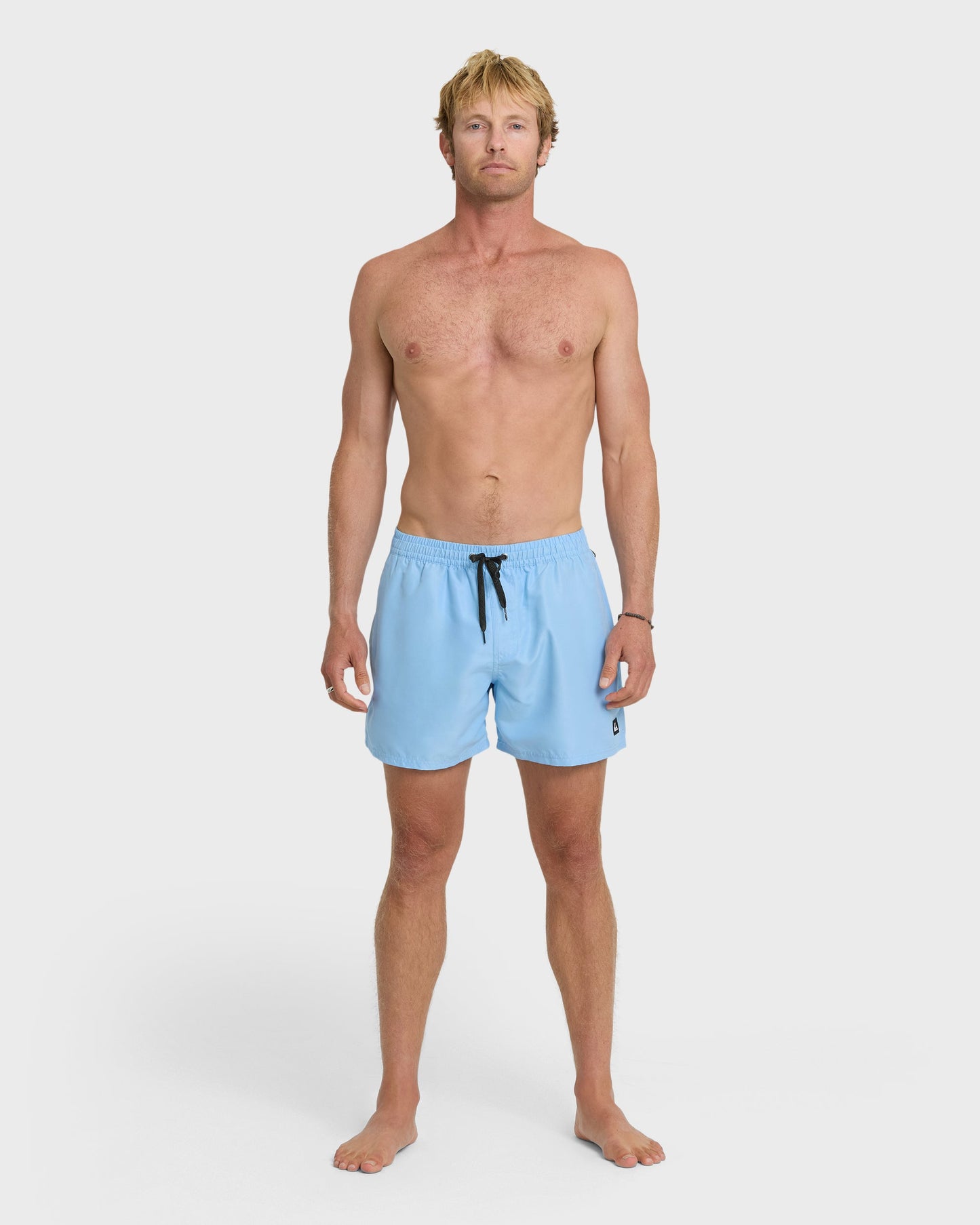 Everyday Solid 17" Swim Trunks - Airy Blue Airy Blue Quick Silver