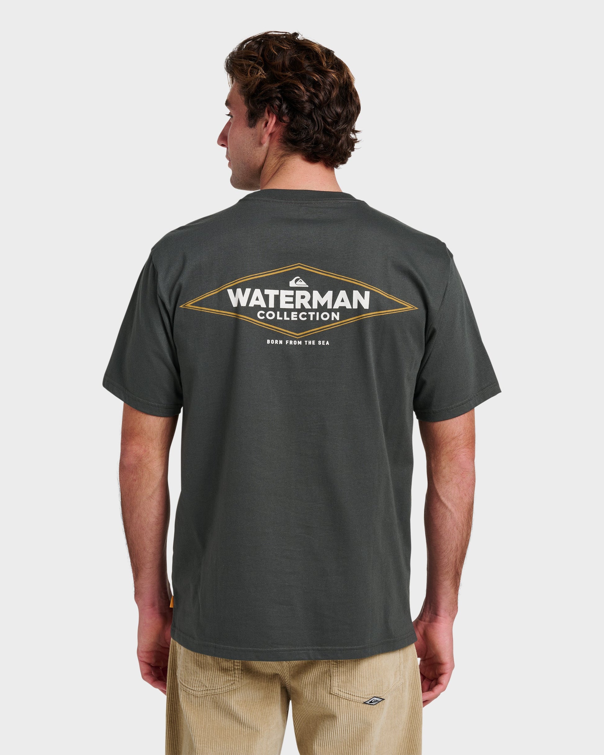 Waterman Diamond Classic T-shirt - Phantom Phantom Quick Silver