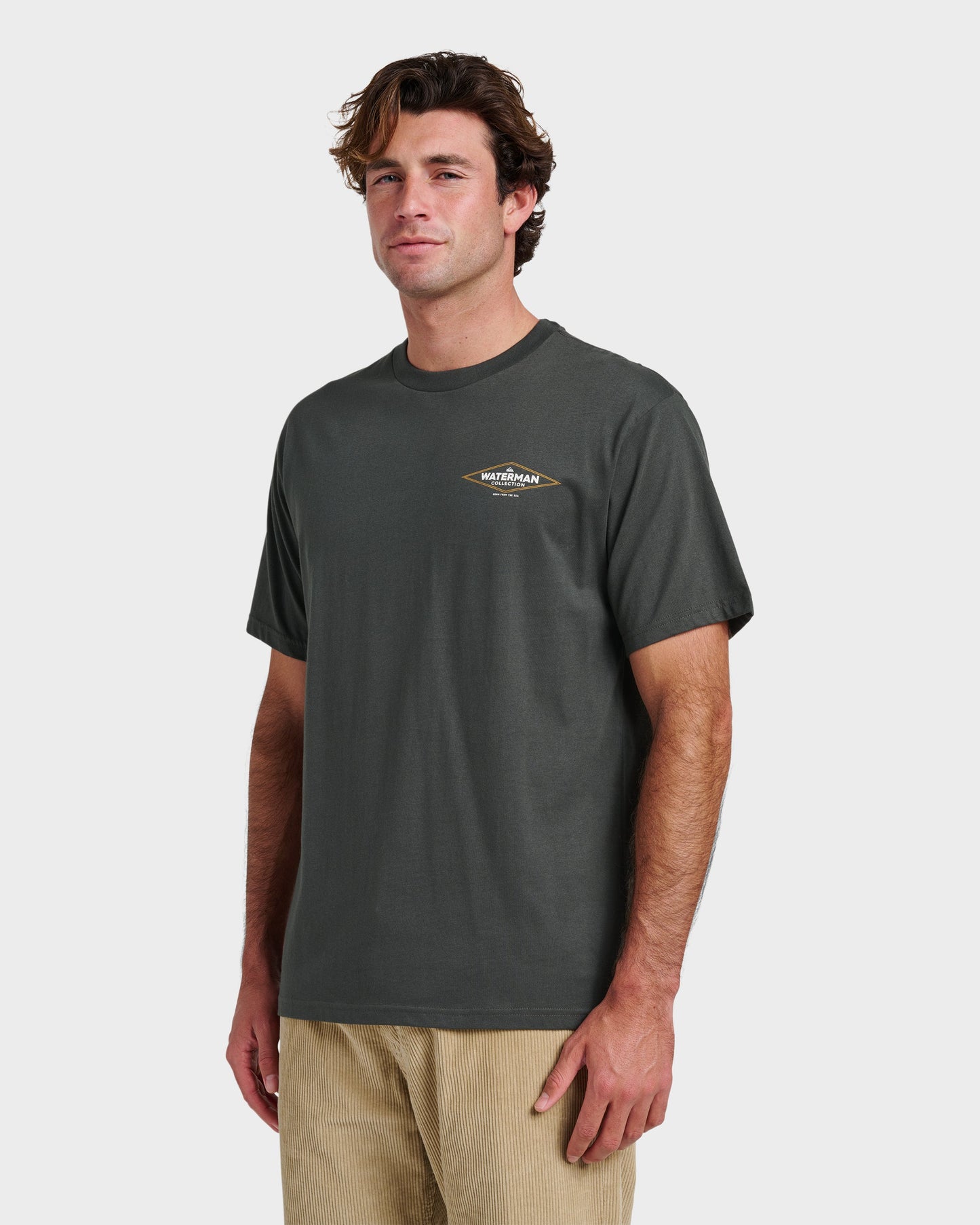 Waterman Diamond Classic T-shirt - Phantom Phantom Quick Silver